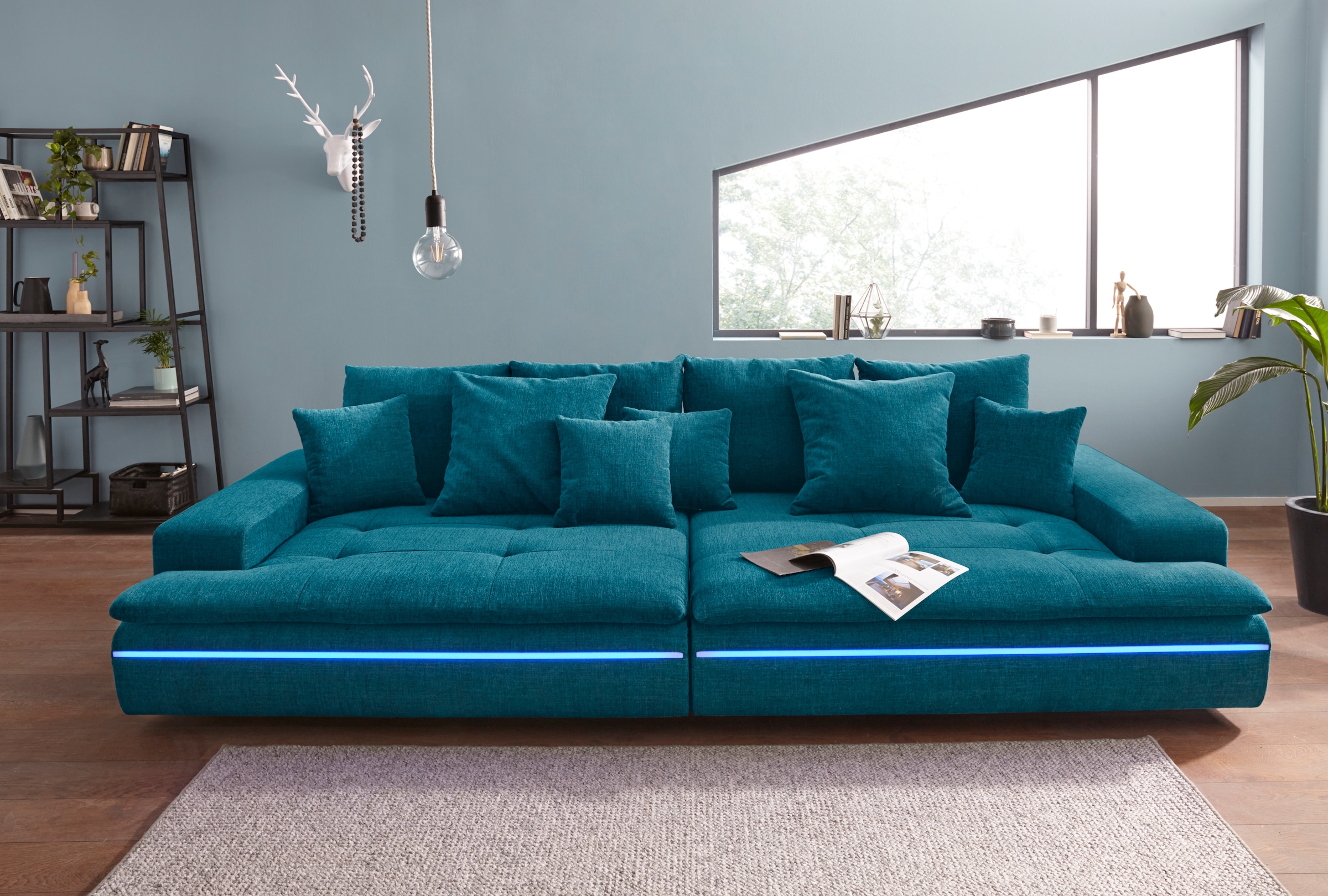 INOSIGN Big-Sofa "Haiti", wahlweise mit Kaltschaum (140kg Belastung/Sitz) und AquaClean-Stoff