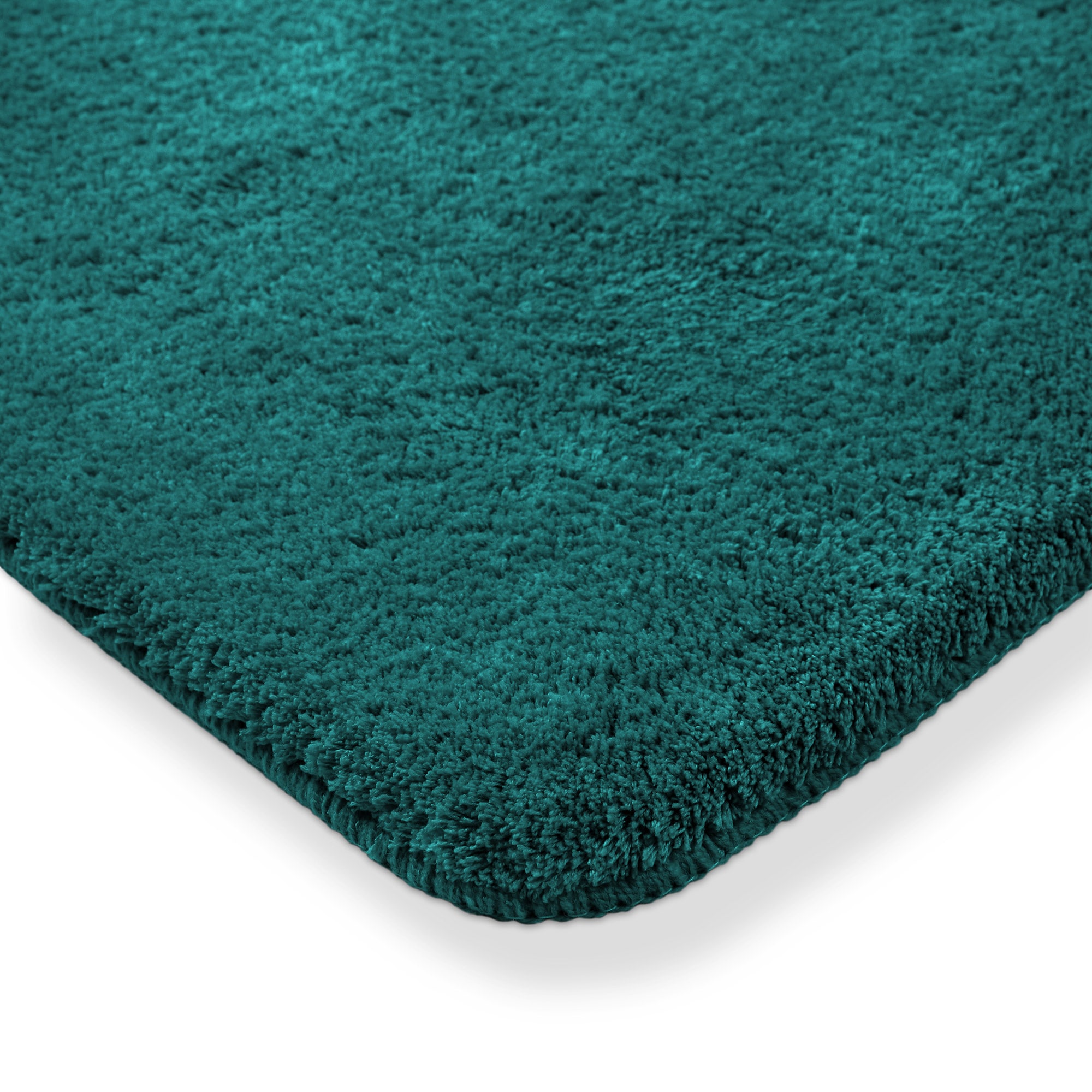 my home Badematte »Neele«, rutschhemmend beschichtet, schnell trocknend, Badteppich, getuftet, modern, Uni, antirutsch, flauschig, hochflor