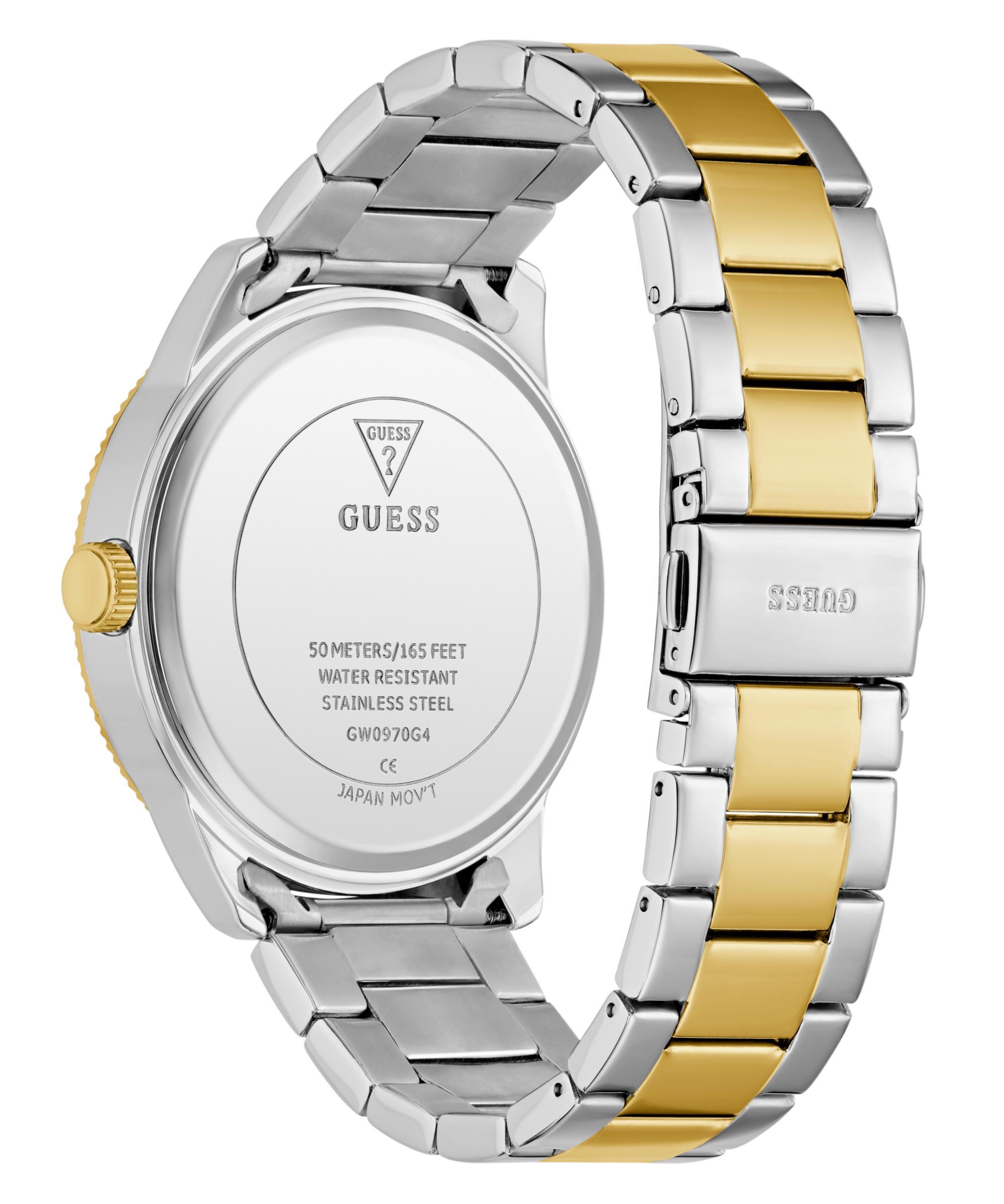 Guess Multifunktionsuhr »IAN« Quarzuhr, Armbanduhr, Herrenuhr, Edelstahlarmband, Datum