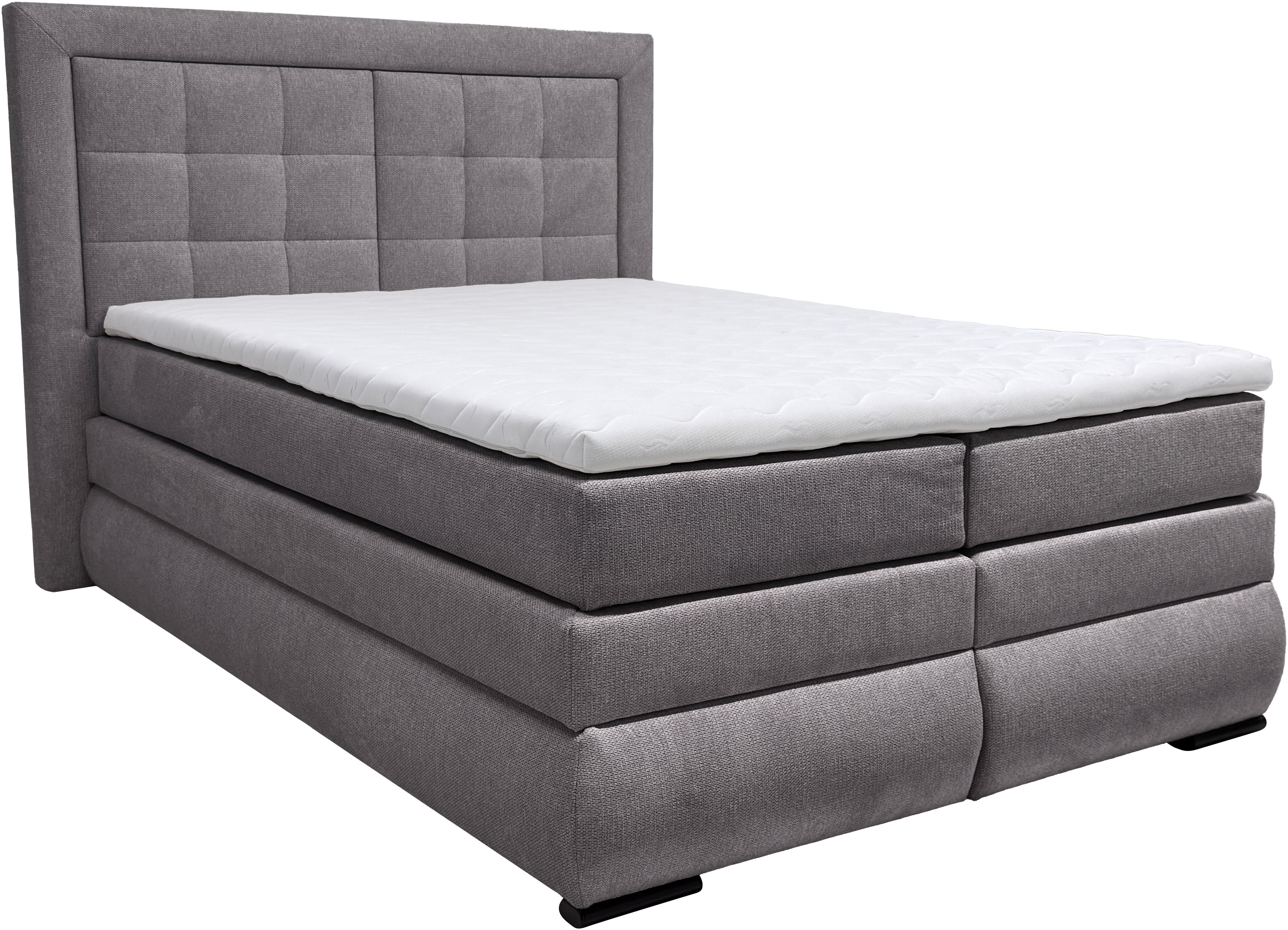 OTTO home "MIVVA mit Bettkasten, mit Taschenfederkernmatratze H3, H3/H4 mix, H4" mit Kaltschaum- oder Visco-Topper (bei H4), Komfortliegehöhe 67cm