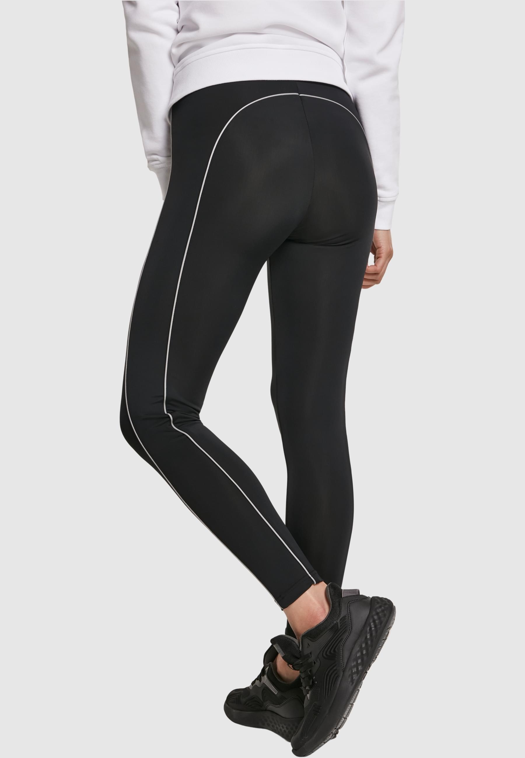 URBAN CLASSICS Leggings »Urban Classics Damen Ladies High Waist Reflective Leggins«, (1 tlg.)