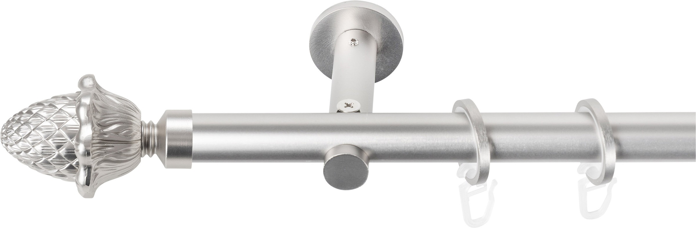 SN DECO GROUP Gardinenstange Ø 19 mm 1 läufig-läufig Fixmaß;kürzbar