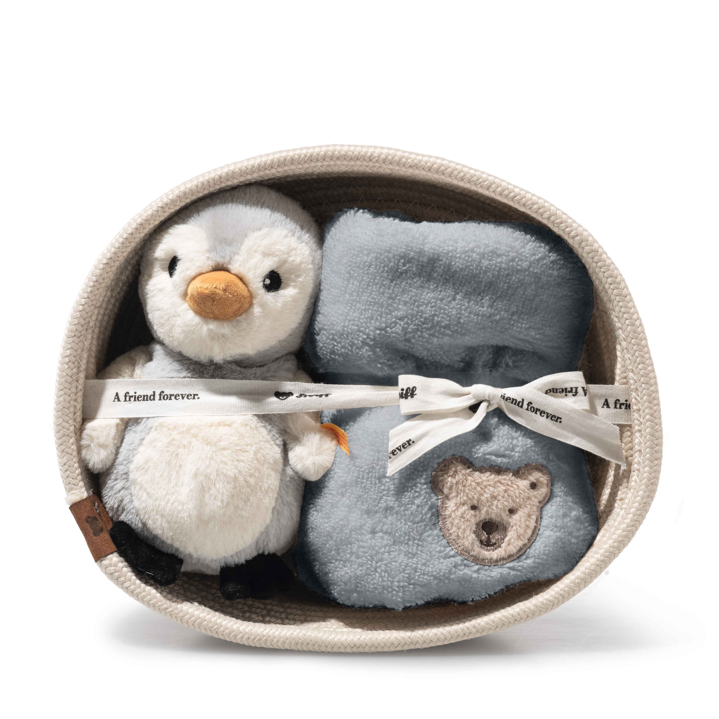 Steiff Kuscheltier-Rassel »Geschenkset Lio Pinguin« 3 tlg.
