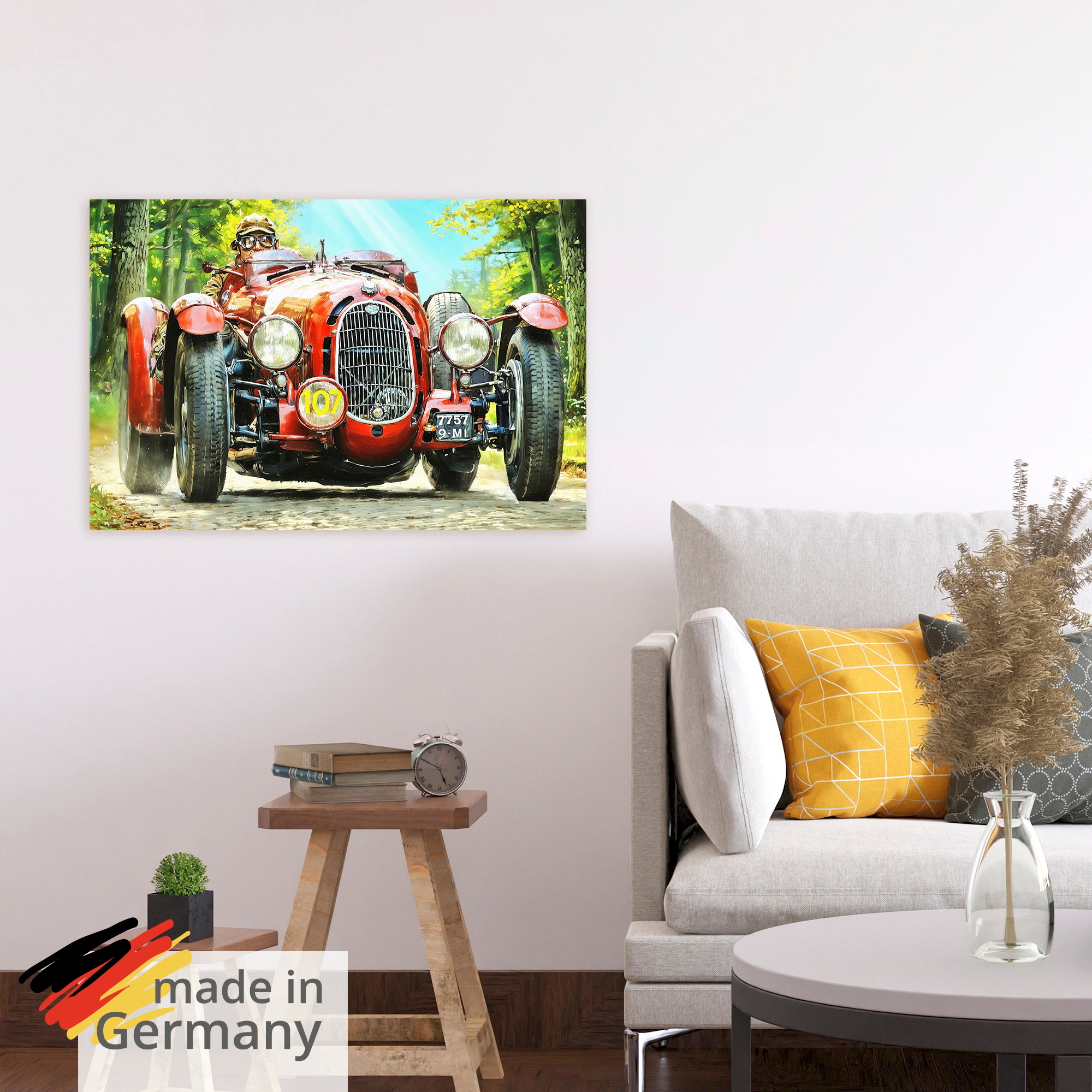 Artland Wandbild »Alfa Romeo 8C 2300 Monza« 1 Stk. tlg. als Alubild, Leinwandbild, Poster, Wandaufkleber in verschied. Größen