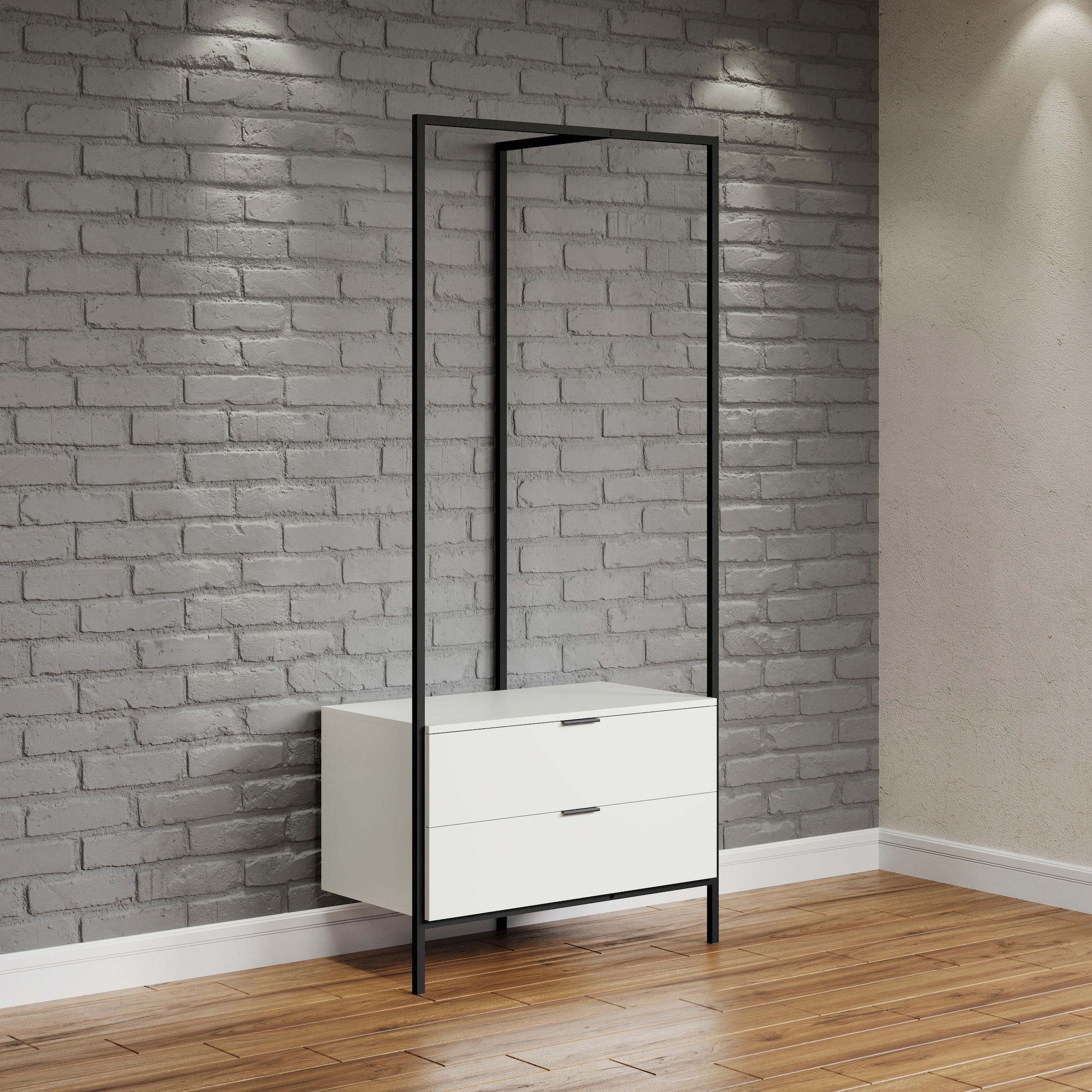 INOSIGN Garderobenschrank "Innsbruck", (1 St.), Garderobe mit Kleiderstange günstig online kaufen