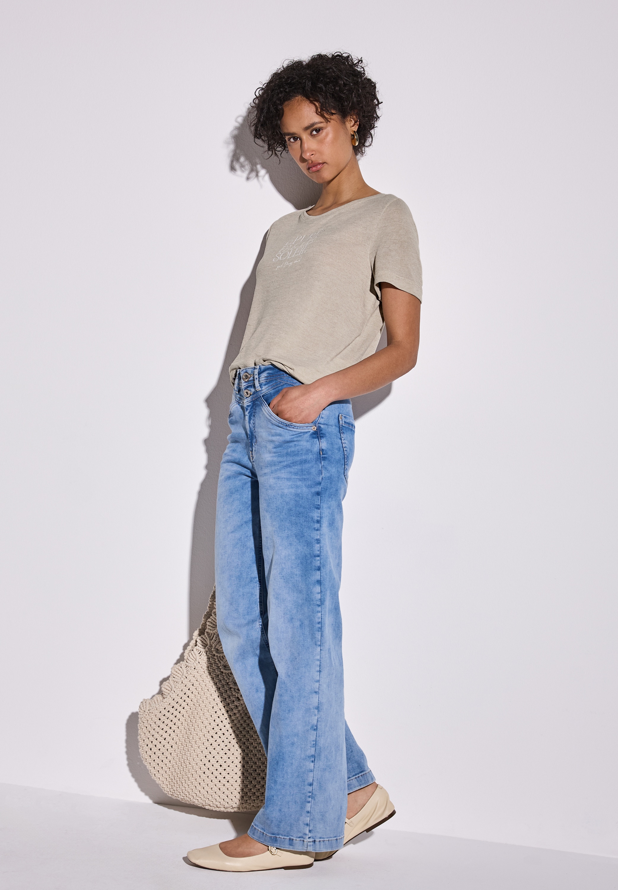 STREET ONE T-Shirt, mit Wording