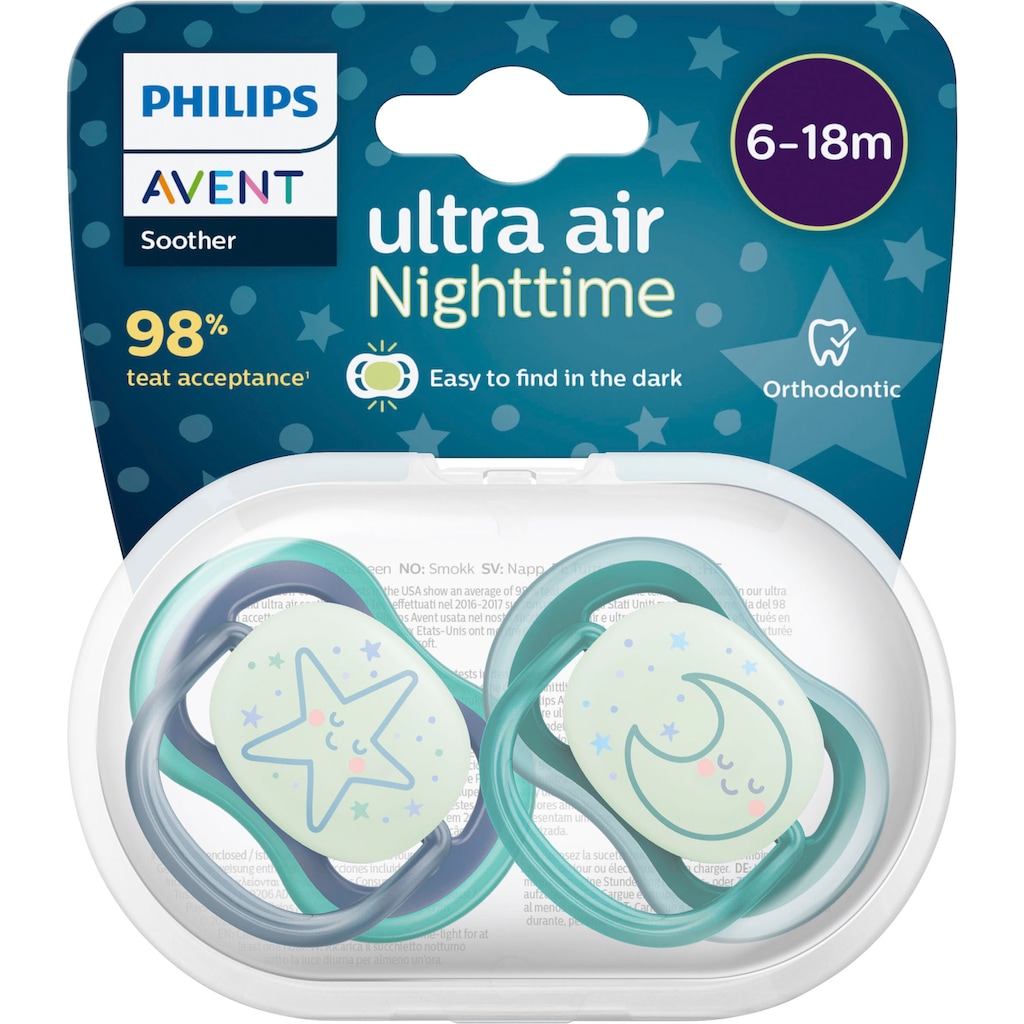 Philips AVENT Schnuller »ultra air SCF376«, (2 St.)