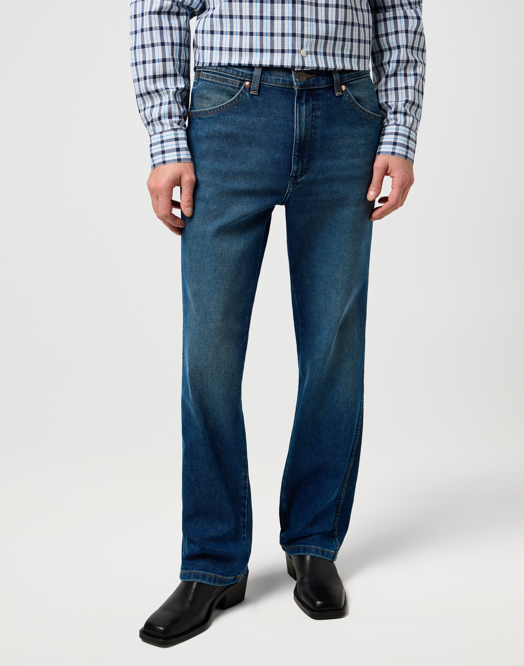 Wrangler Bootcut-Jeans "WRANCHER", Low-Stretch günstig online kaufen