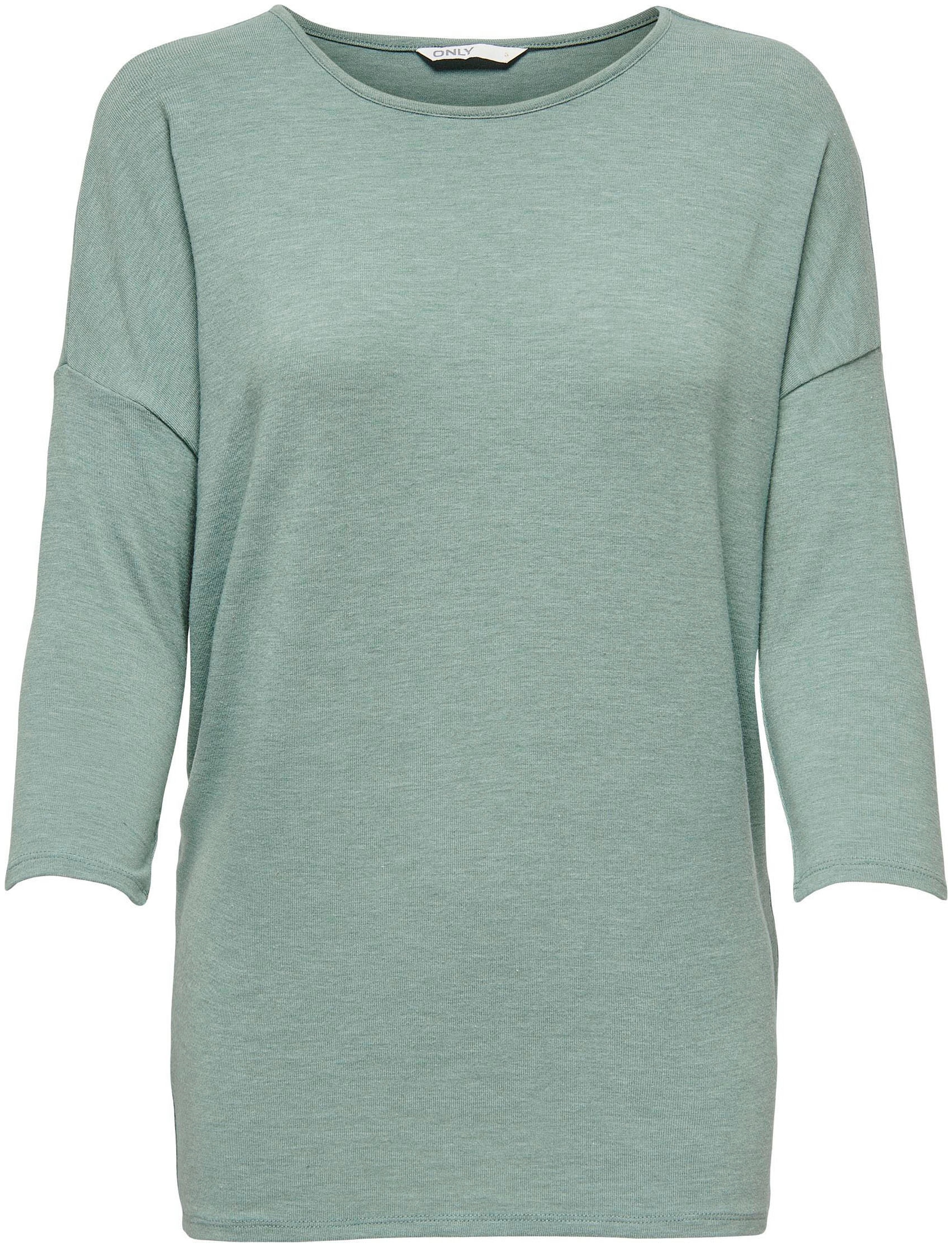 ONLY 3/4-Arm-Shirt »ONLGLAMOUR 3/4 TOP JRS NOOS«, in lässiger Oversize-Form