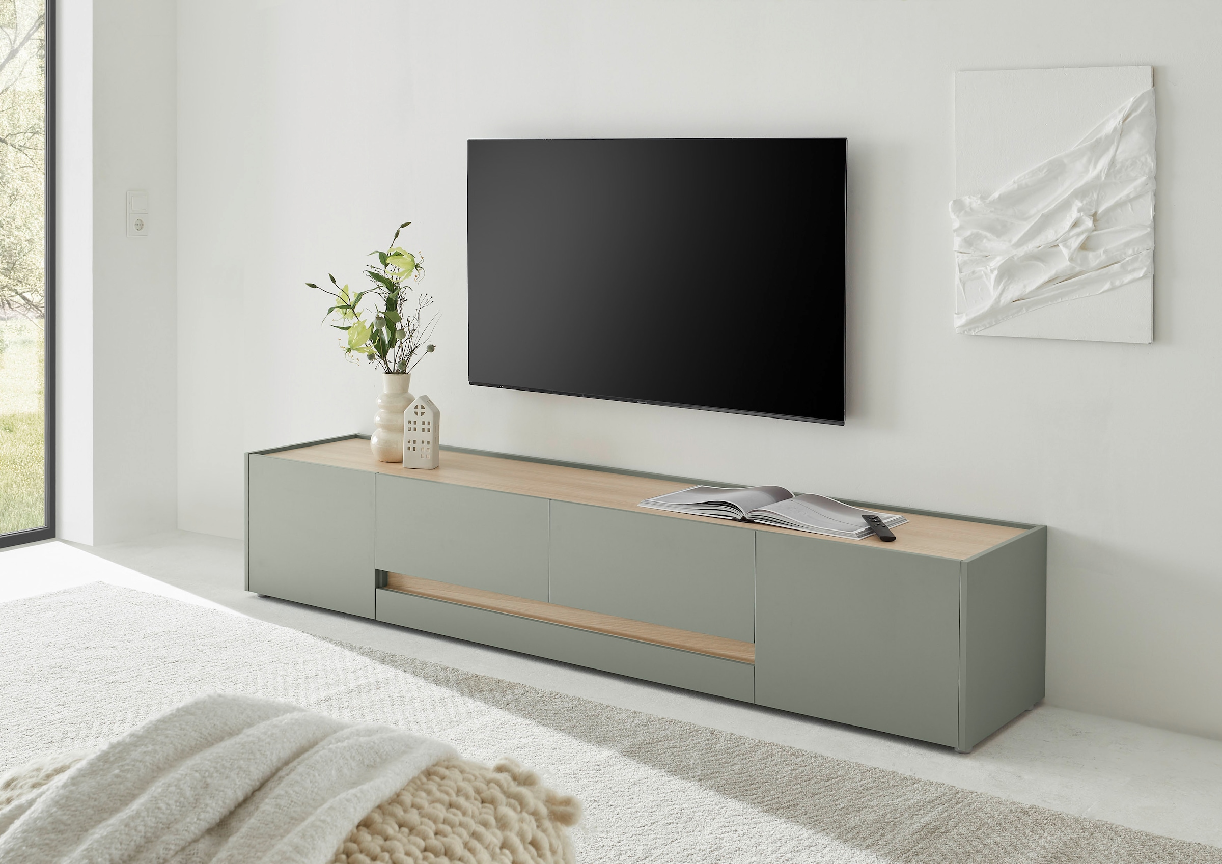 INOSIGN Lowboard »City/Giron, moderner TV-Schrank, Kommode, TV-Unterschrank«, zeitlos, modern, ausreichend Stauraum, vielseitig einsetzbar