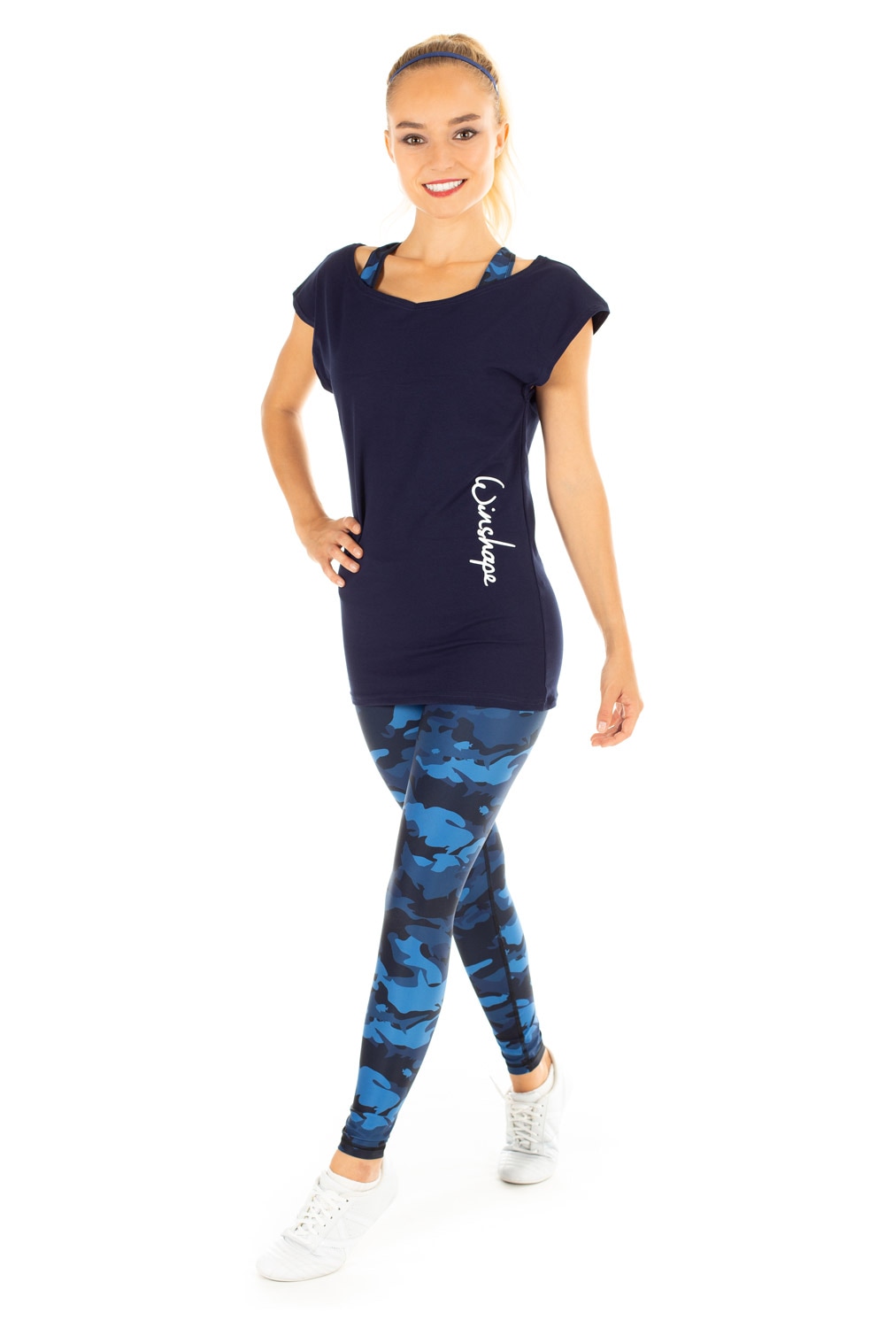 Winshape Leggings »HWL102-Military«, Core-Stability-Bund mit Bauch-Weg-Effekt