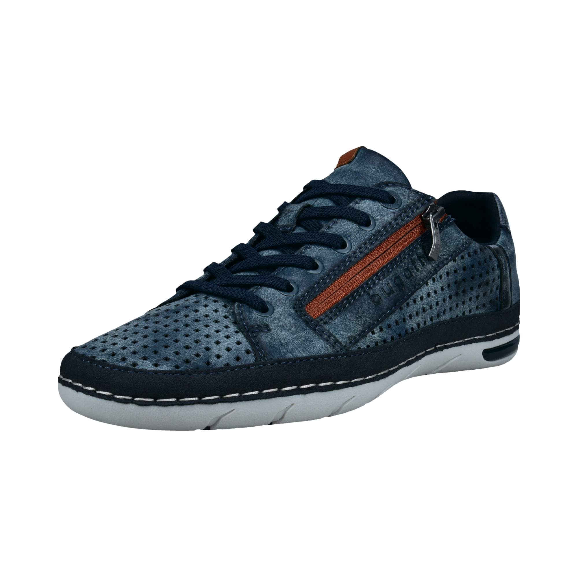 bugatti Sneaker  Halbschuh, Freizeitschuh mit praktischem Reißverschluss
