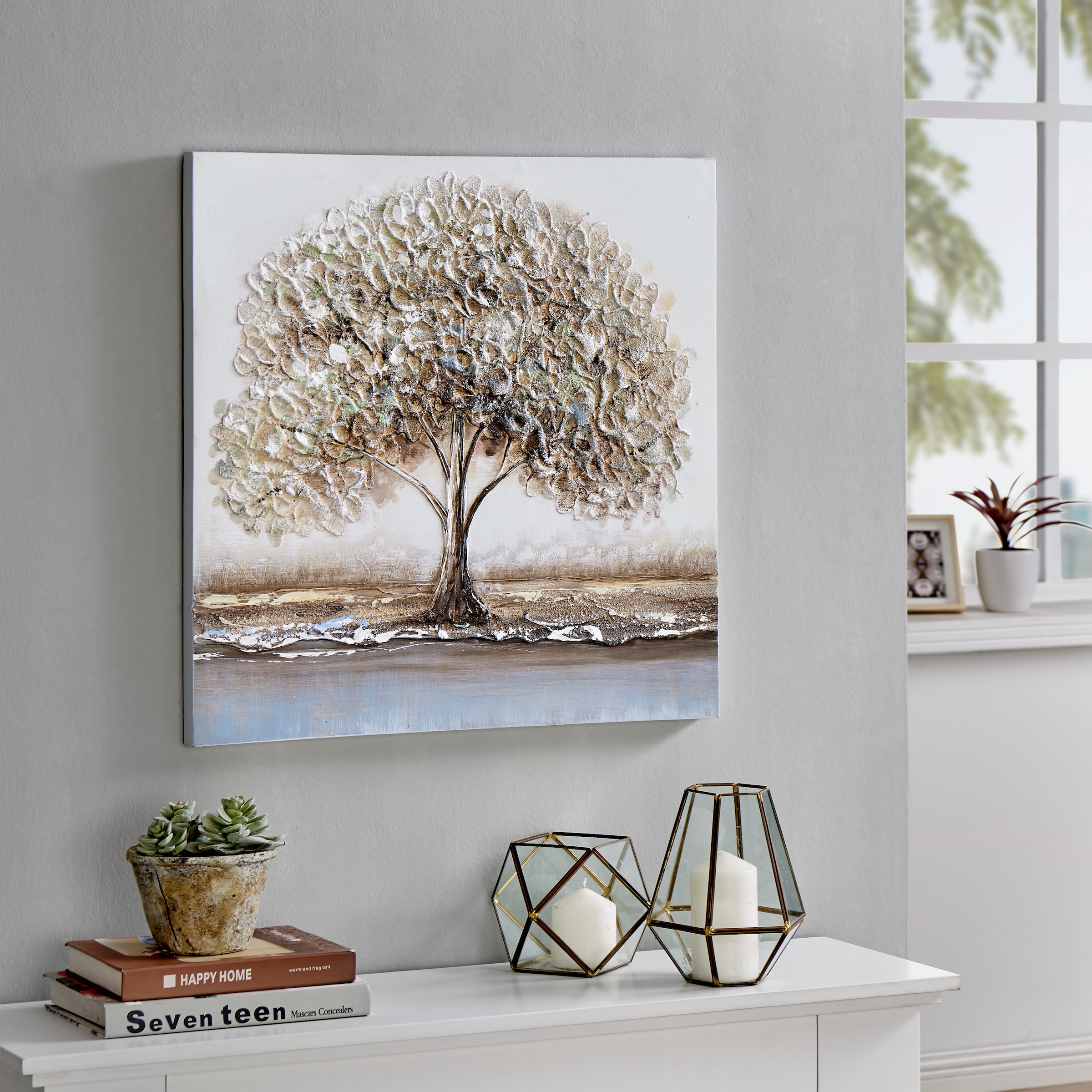 Home affaire Leinwandbild "Baum" günstig online kaufen