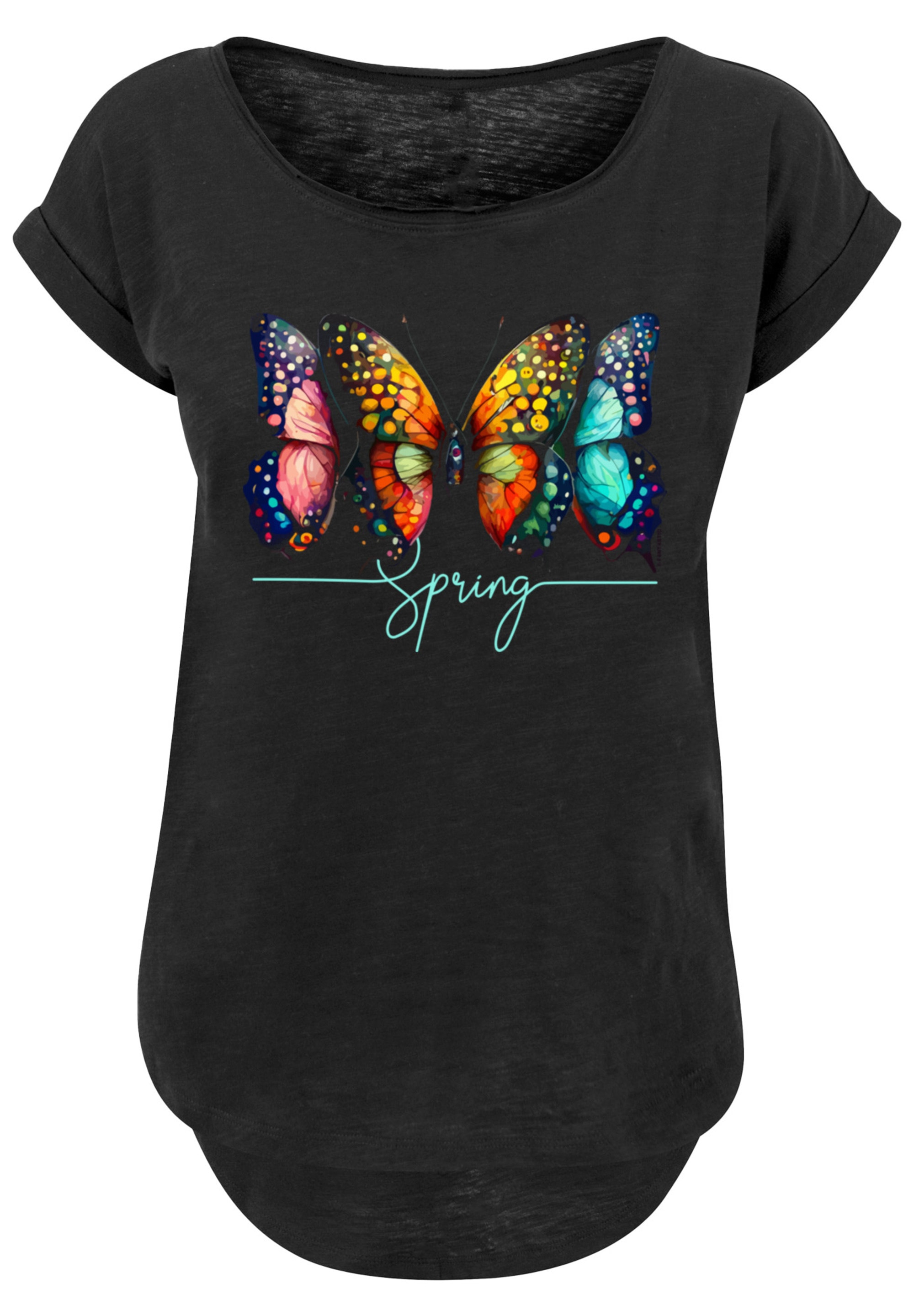 F4NT4STIC T-Shirt "Schmetterling Illusion Long", Print günstig online kaufen