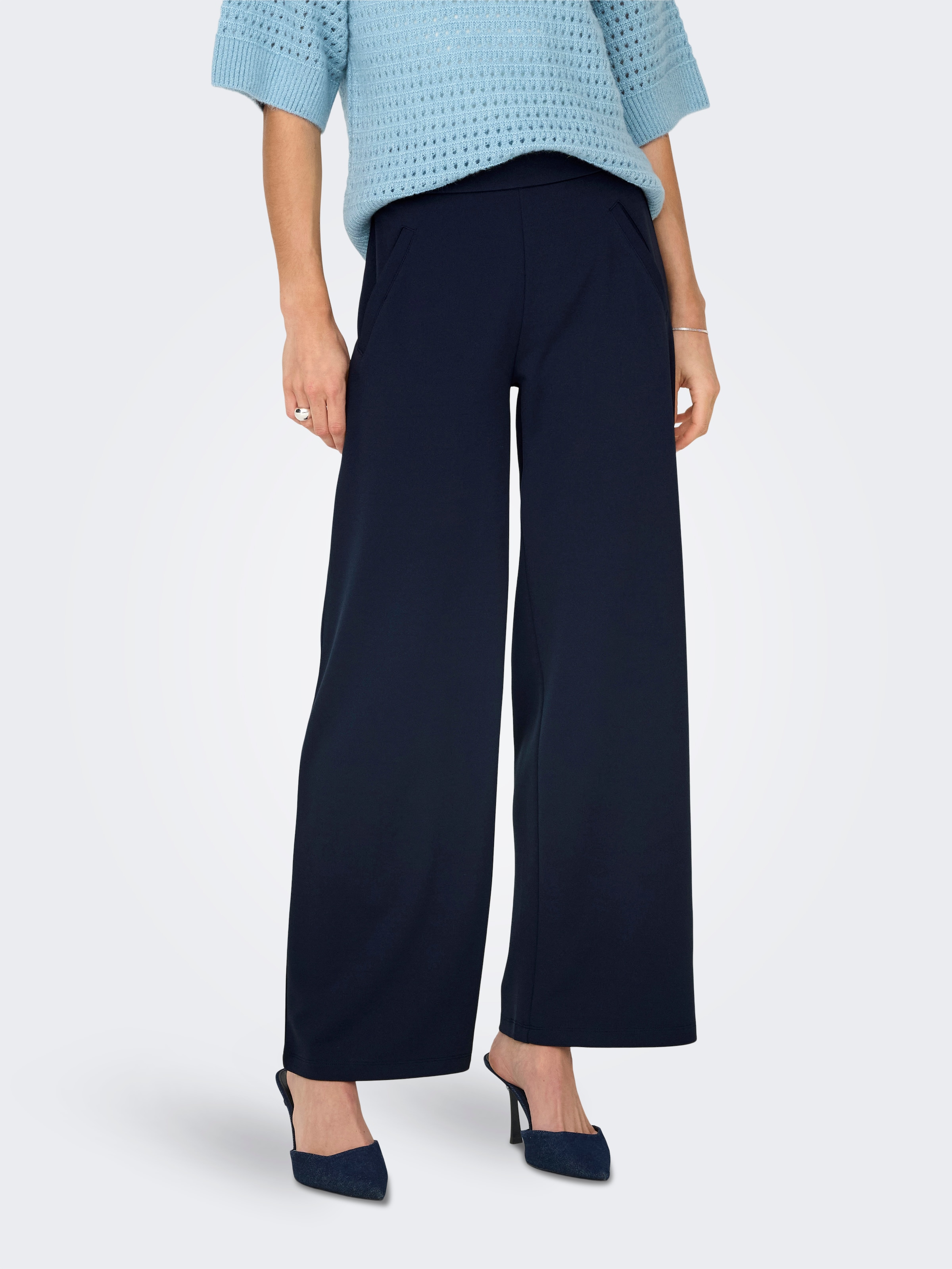 JDY Schlupfhose "JDYLOUISVILLE CATIA WIDE PANT JRS NOOS" Materialmix günstig online kaufen