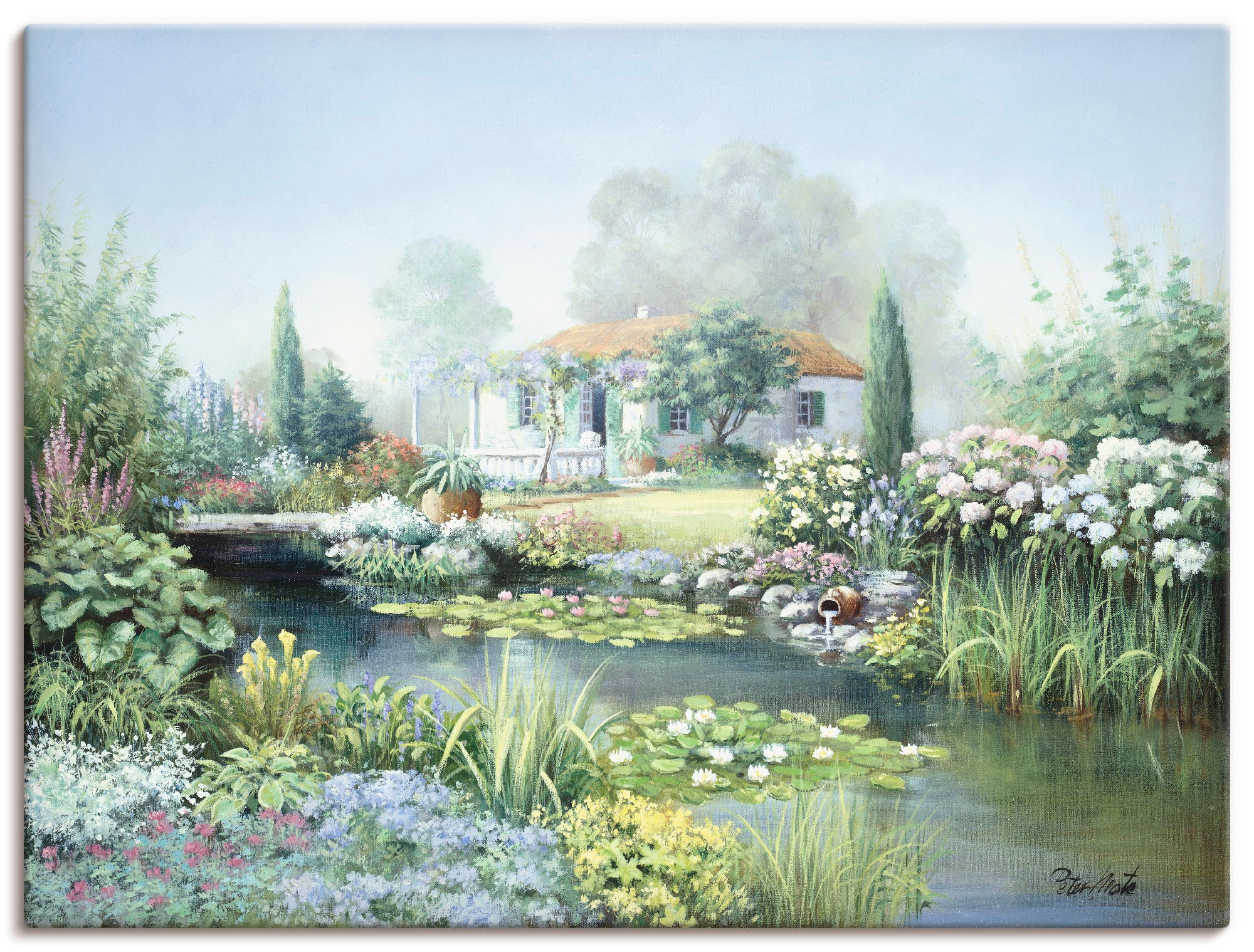 Artland Wandbild "Schatzgarten" Garten 1 Stk. tlg. als Leinwandbild, Poster günstig online kaufen