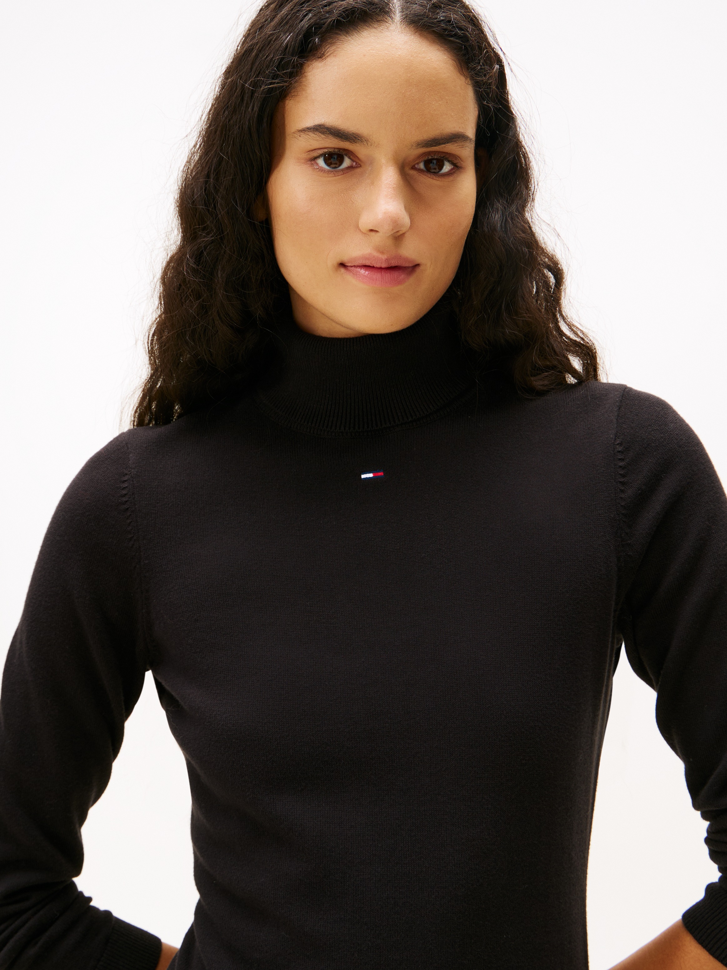 Tommy Jeans Sweatkleid "TJW ESS TURTLENECK SWEATER DRESS" günstig online kaufen