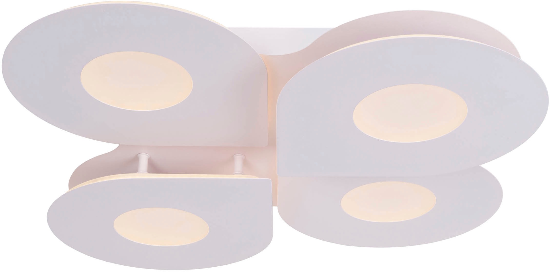 näve LED Deckenleuchte »Smilla«, 1 flammig, Leuchtmittel LED-Modul | LED fest integriert, weiß, Memory, Nachtlicht, CCT, dimmbar per Fernbedienung (inkl.)