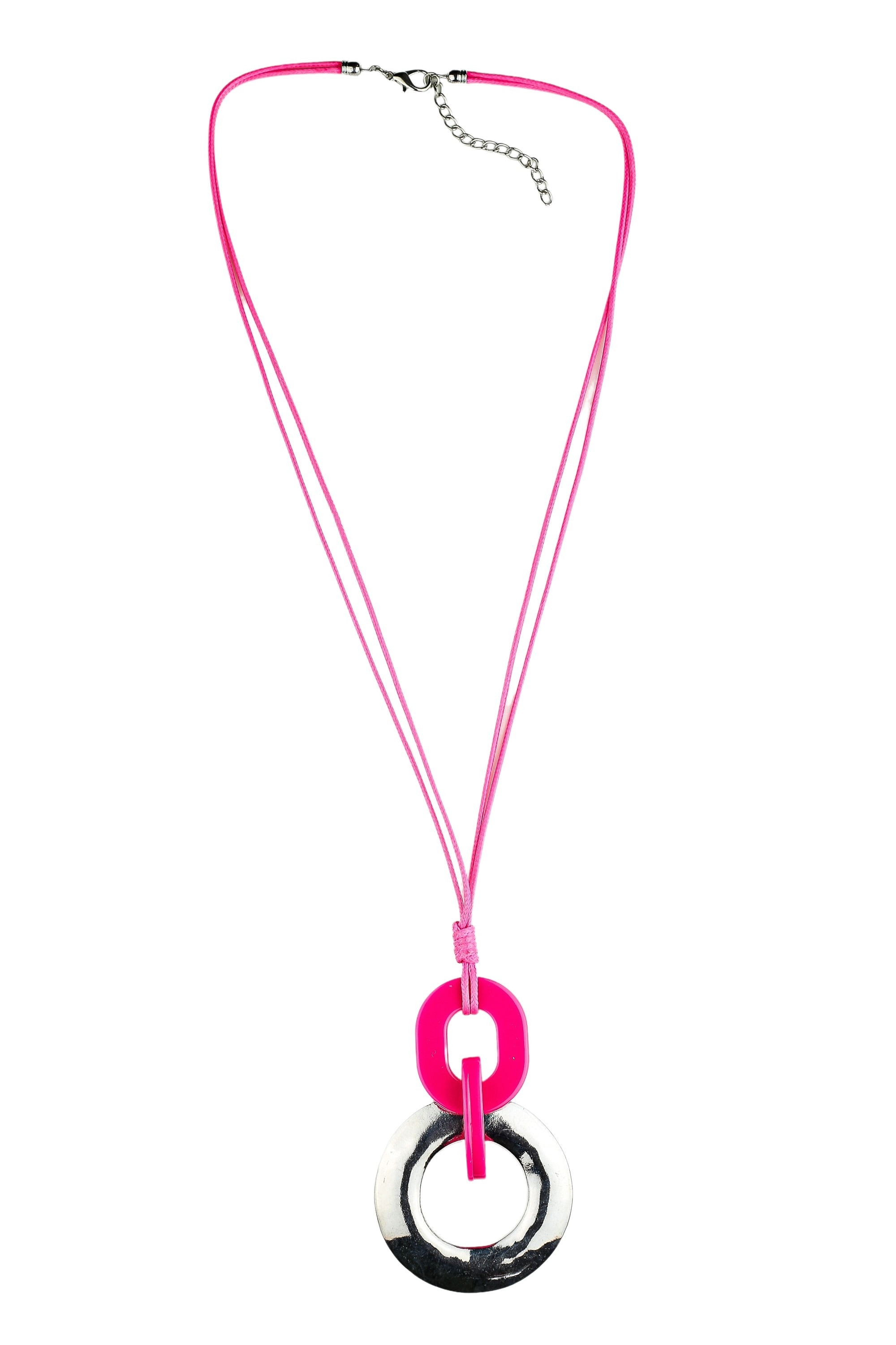 COLLEZIONE ALESSANDRO Lange Kette "Neon", Band in Neonfarbe