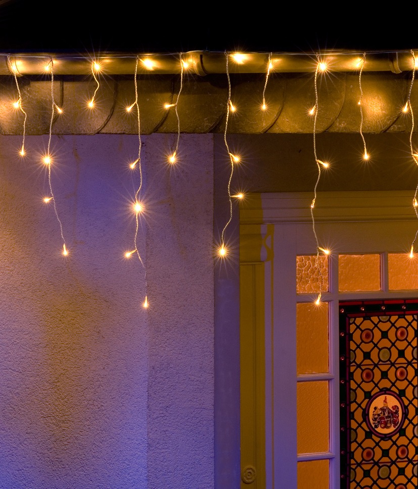 aussen«, Dioden, »Weihnachtsdeko kaufen Kabel für KONSTSMIDE transparentes BAUR LED-Lichterkette Außenbereich, den warmweiße 80 |