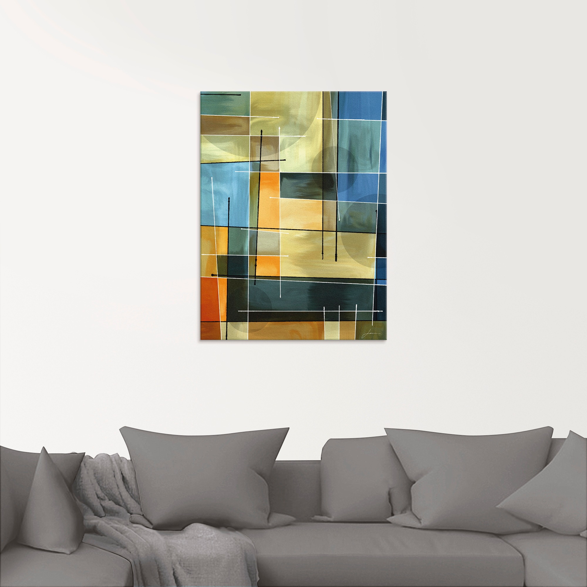 Artland Glasbild »Gegenbalance I«, Muster, (1 St.), in verschiedenen Größen