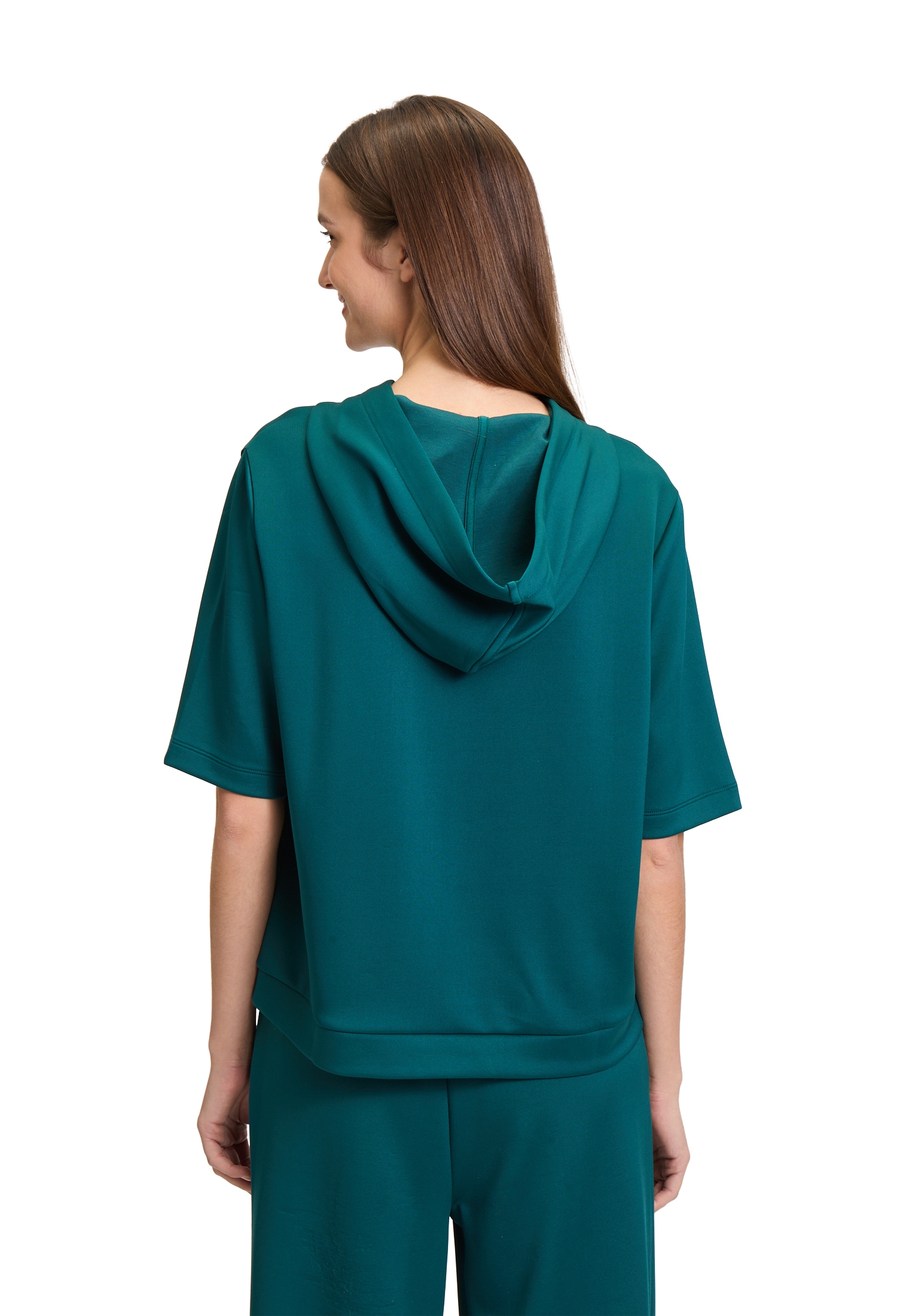 Betty&Co Kurzarmshirt »Betty & Co Sweatshirt mit Kapuze«, (1 tlg.)