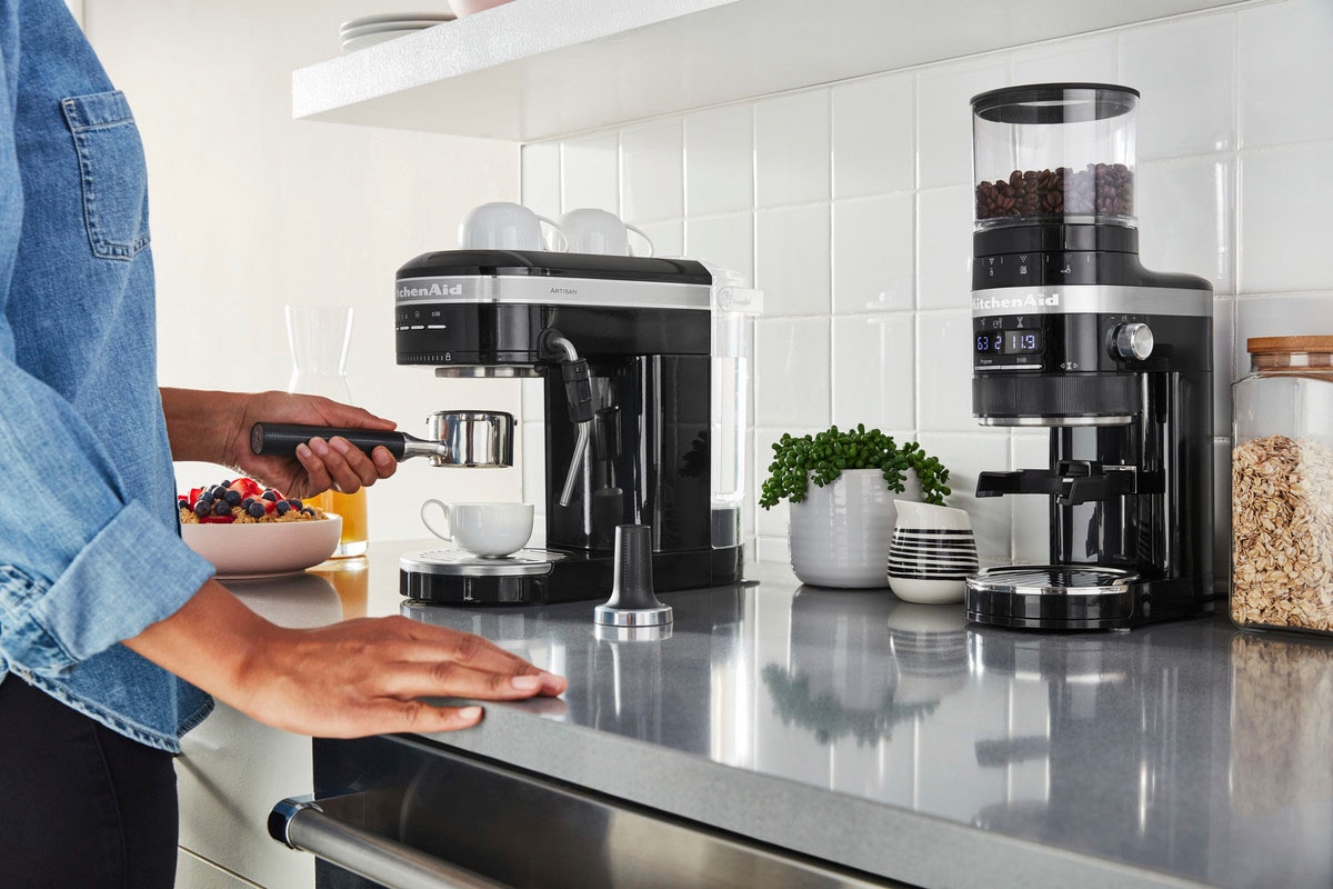 KitchenAid Espressomaschine »5KES6503EOB ONYX BLACK«, Siebträger