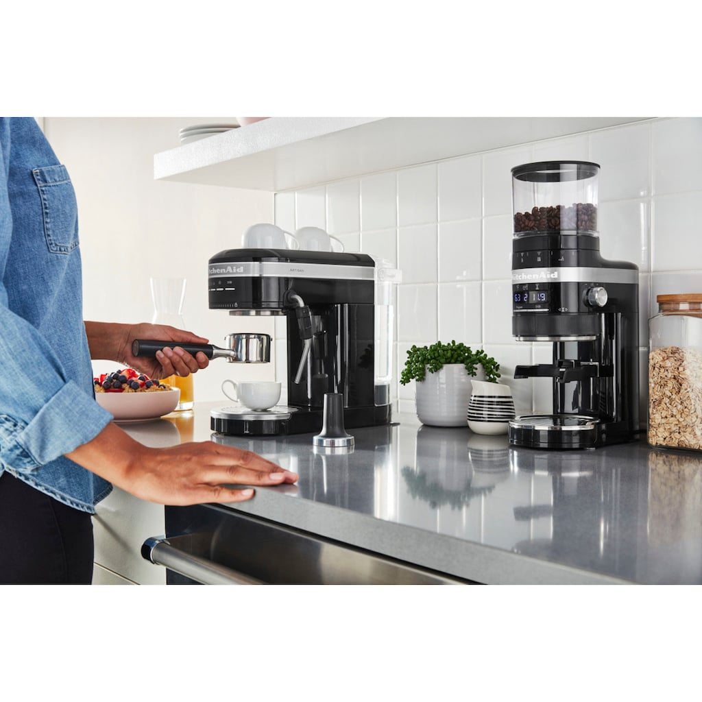 KitchenAid Siebträgermaschine »5KES6503EOB ONYX BLACK«