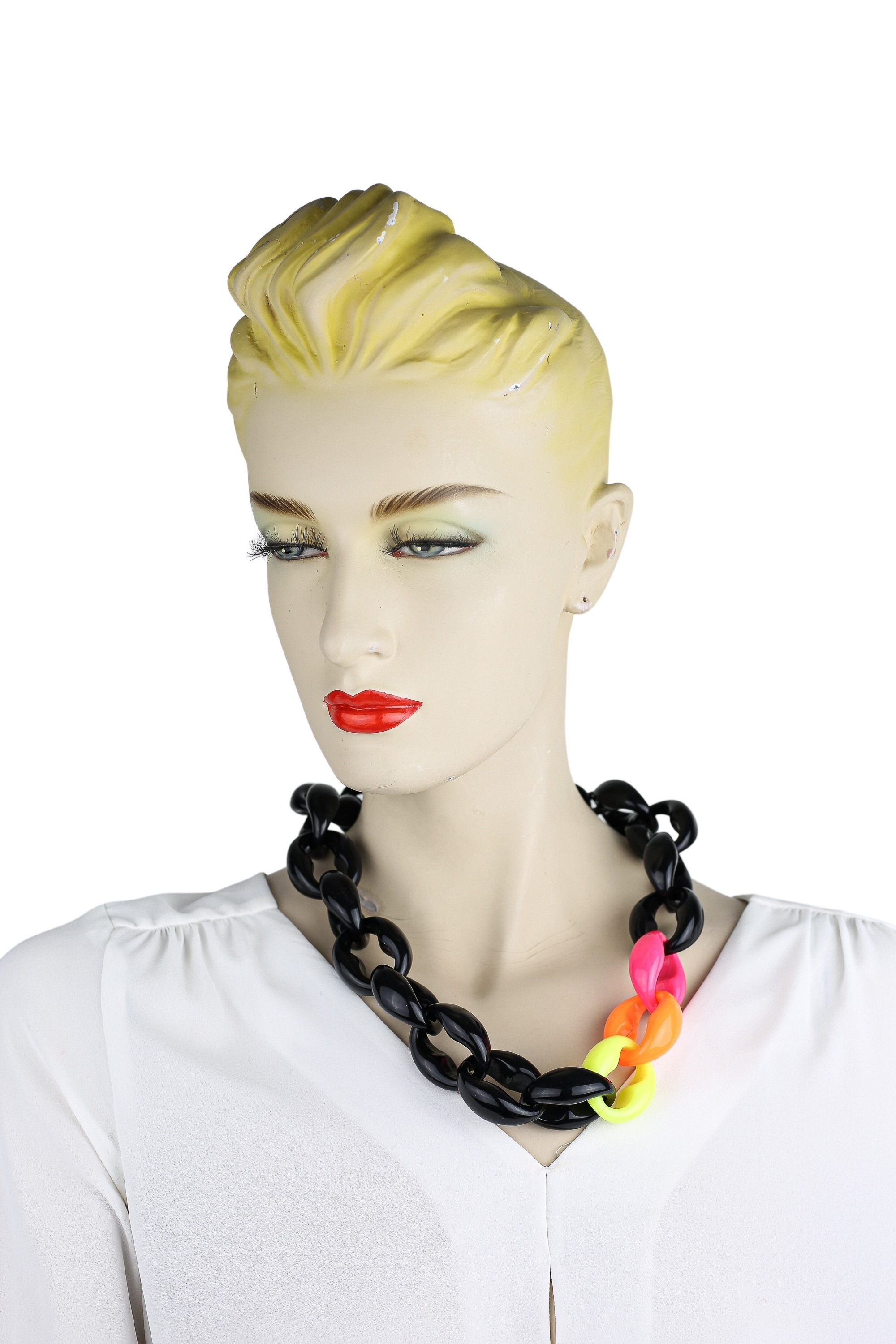 COLLEZIONE ALESSANDRO Kette mit Anhänger »Ava«, aus Polyesterelementen