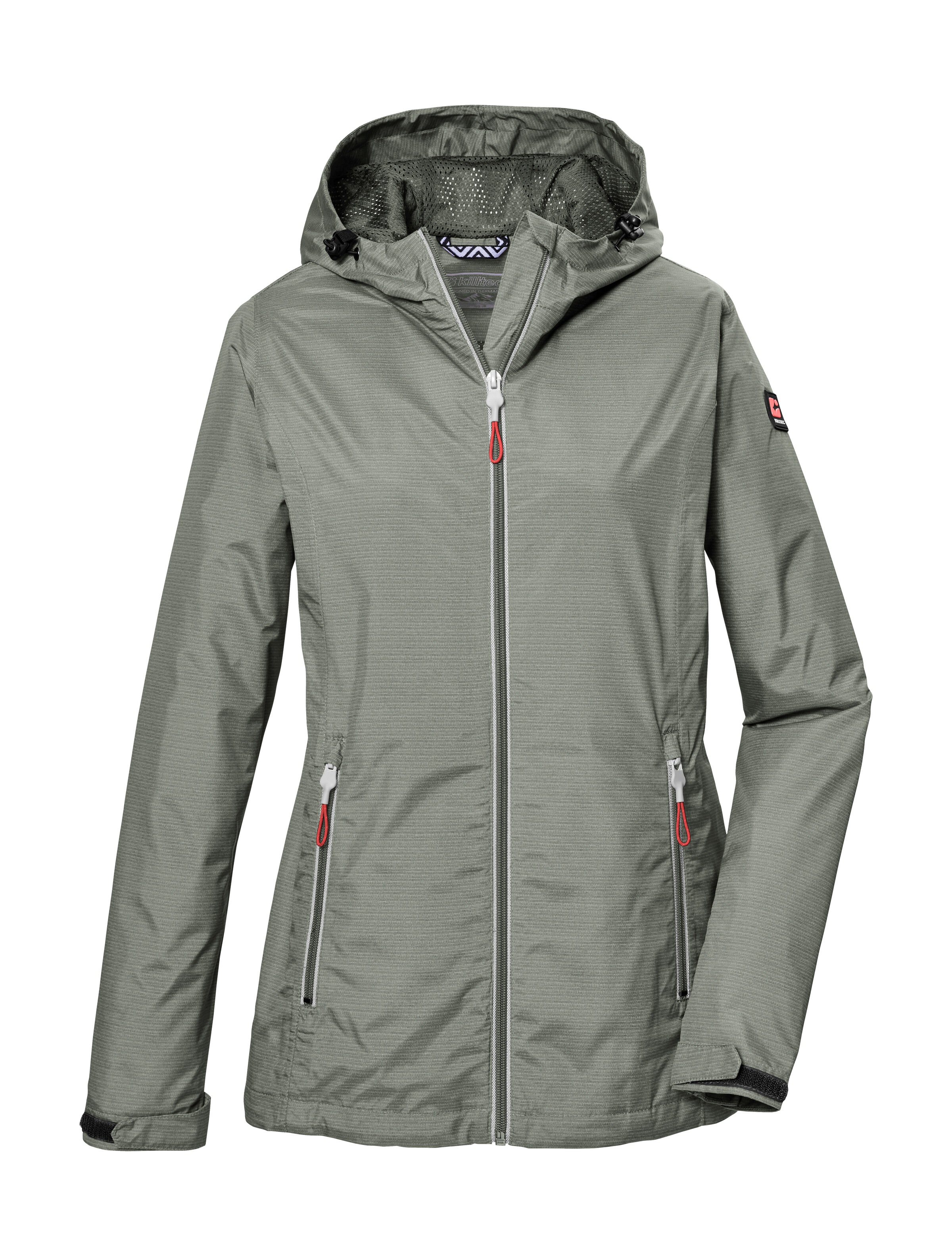 Killtec Outdoorjacke "KOS 108 WMN JCKT" Leichte, wasserdichte Damenjacke mit verstellbaren Bündchen