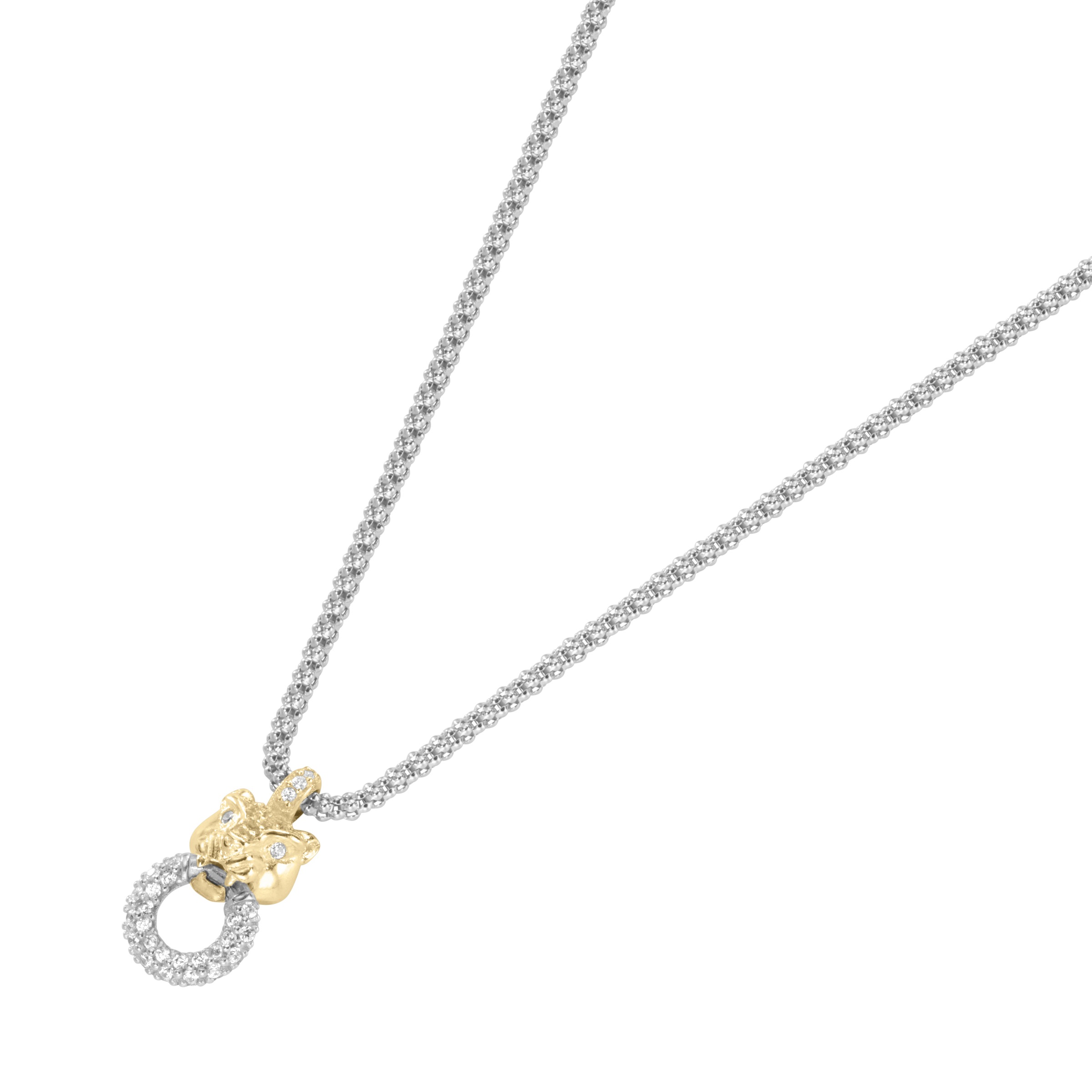 Smart Jewel Kette mit Anhänger »Raubkatzen Anhänger Zirkonia Silber 925«