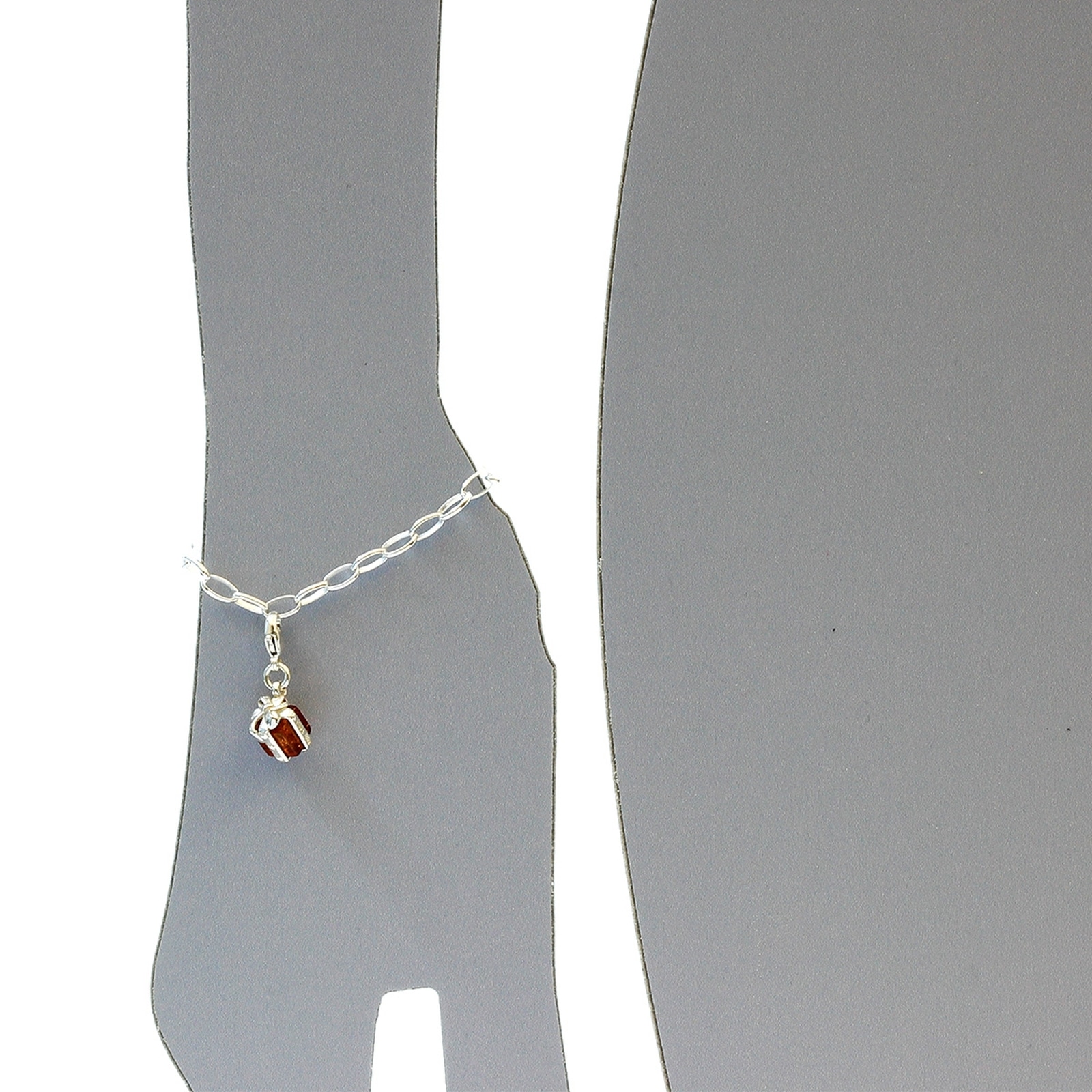 OSTSEE-SCHMUCK Kettenanhänger »- Geschenkpaket - Silber 925/000 - Bernstein«