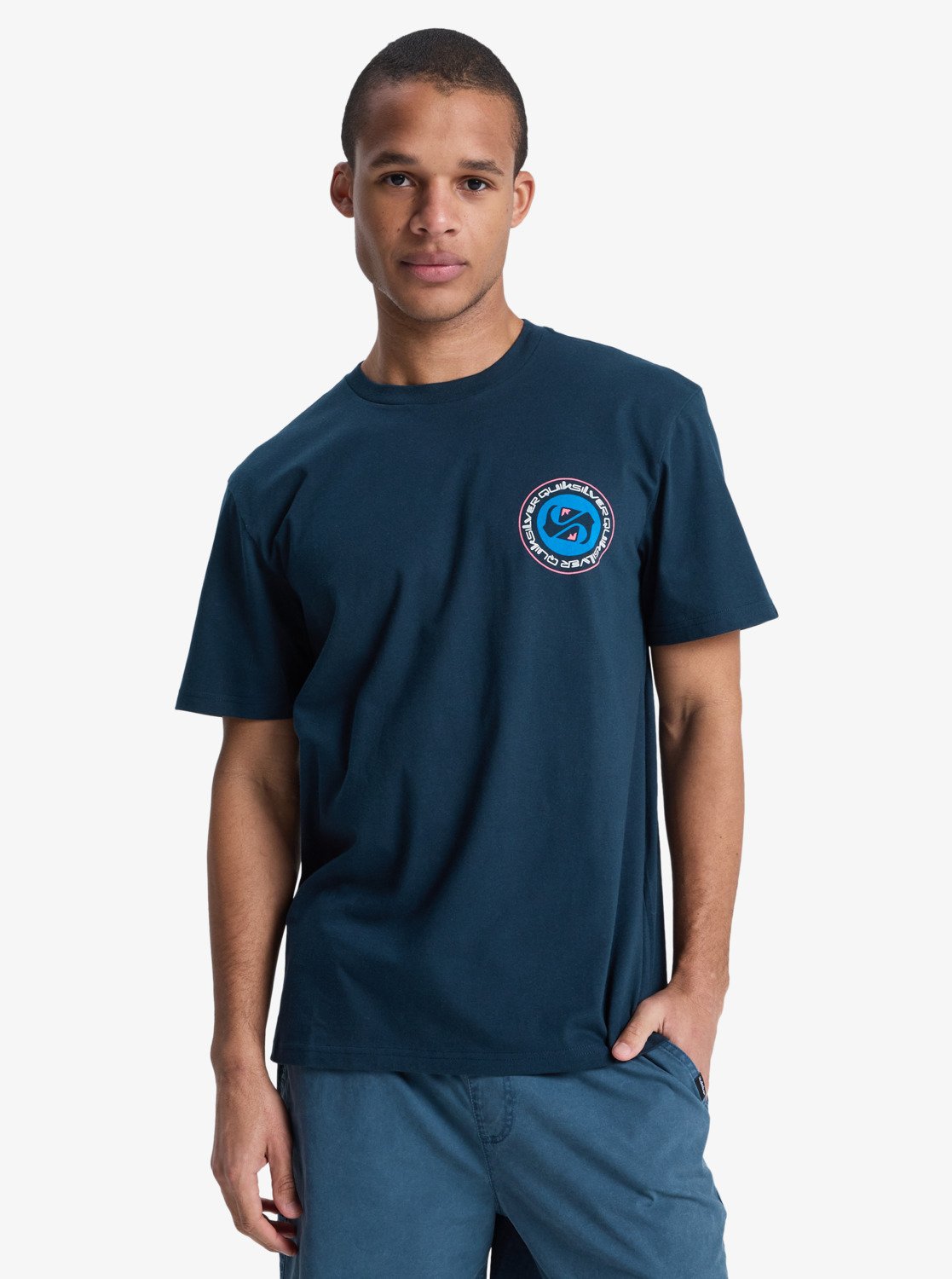 Quiksilver T-Shirt "EV DUALITY SHORT SLEEVE" Kurzarm-Design, aus Baumwolle, erhältlich in den Größen S bis XXL
