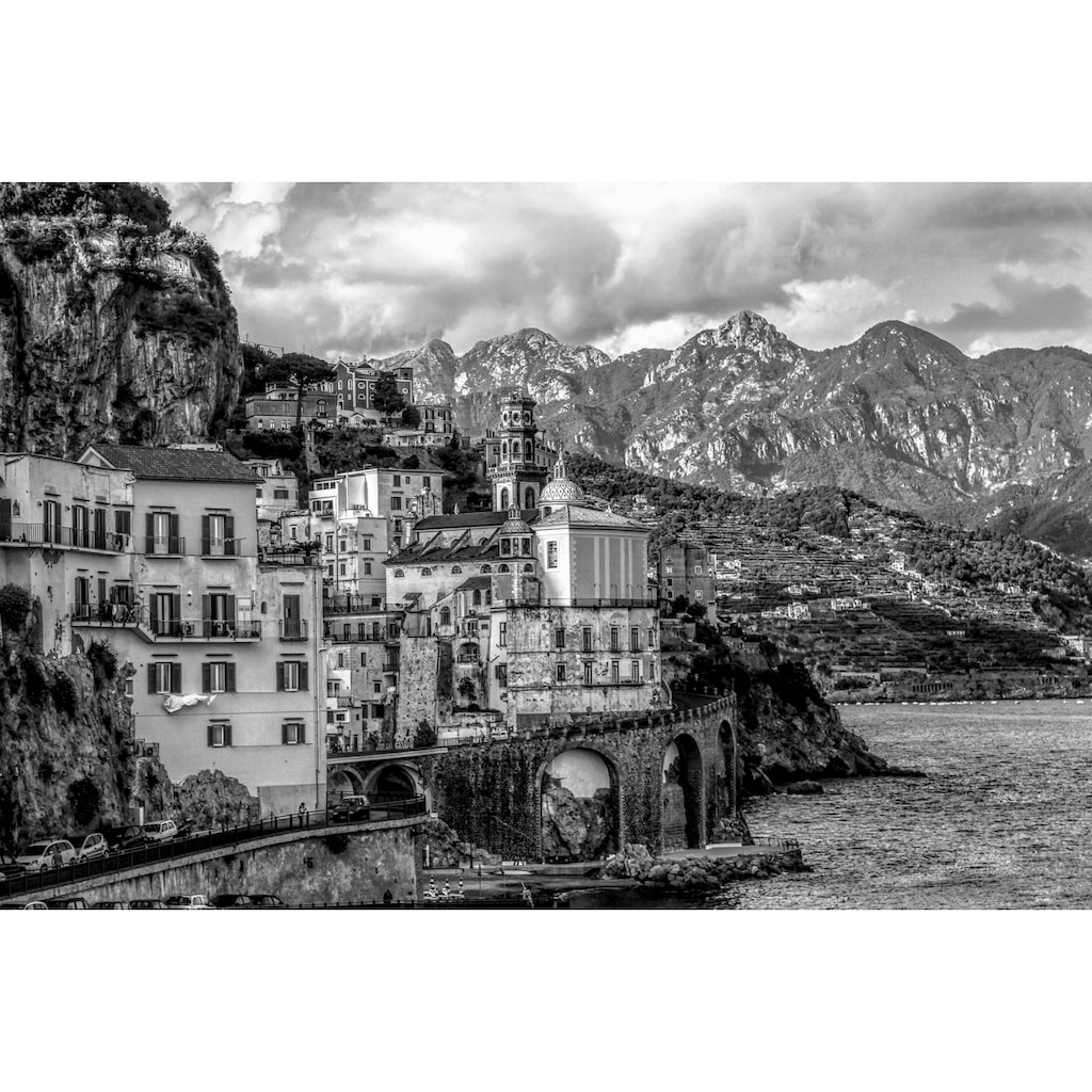 Papermoon Fototapete »ATRANI AMALFI-ITALIEN RETRO«