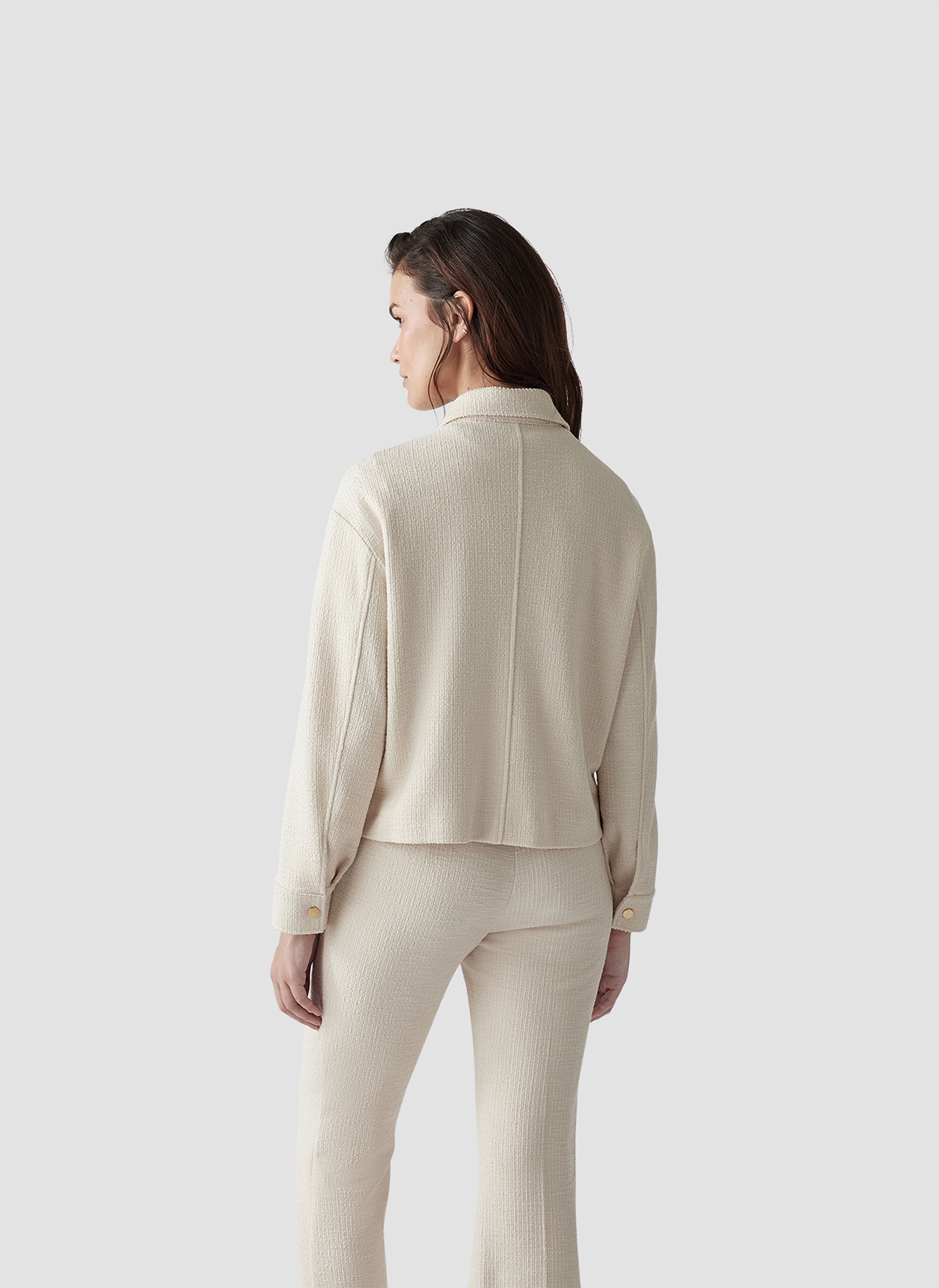 LeComte Blouson »LeComte Jacke mit aufgesetzten Taschen und Hemdkragen«