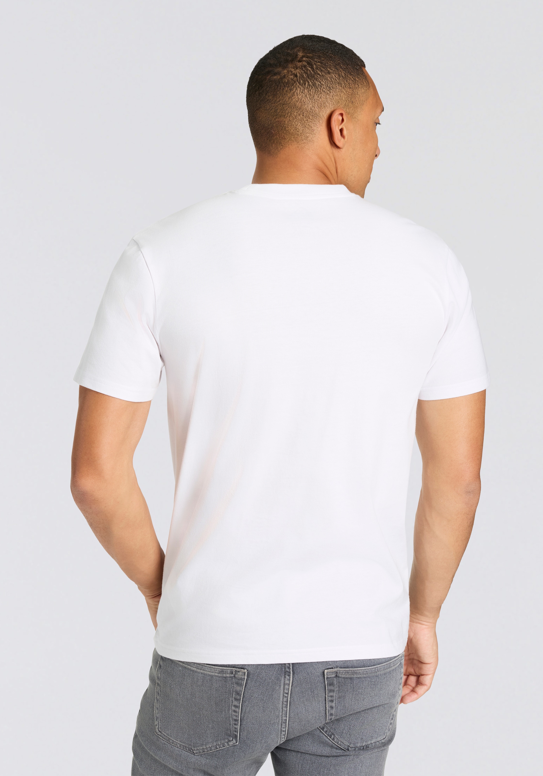 Quiksilver T-Shirt »RUGGED PACK« 2 tlg. Kurzarm, 2er-Pack, aus Baumwolle, auch in großen Größen