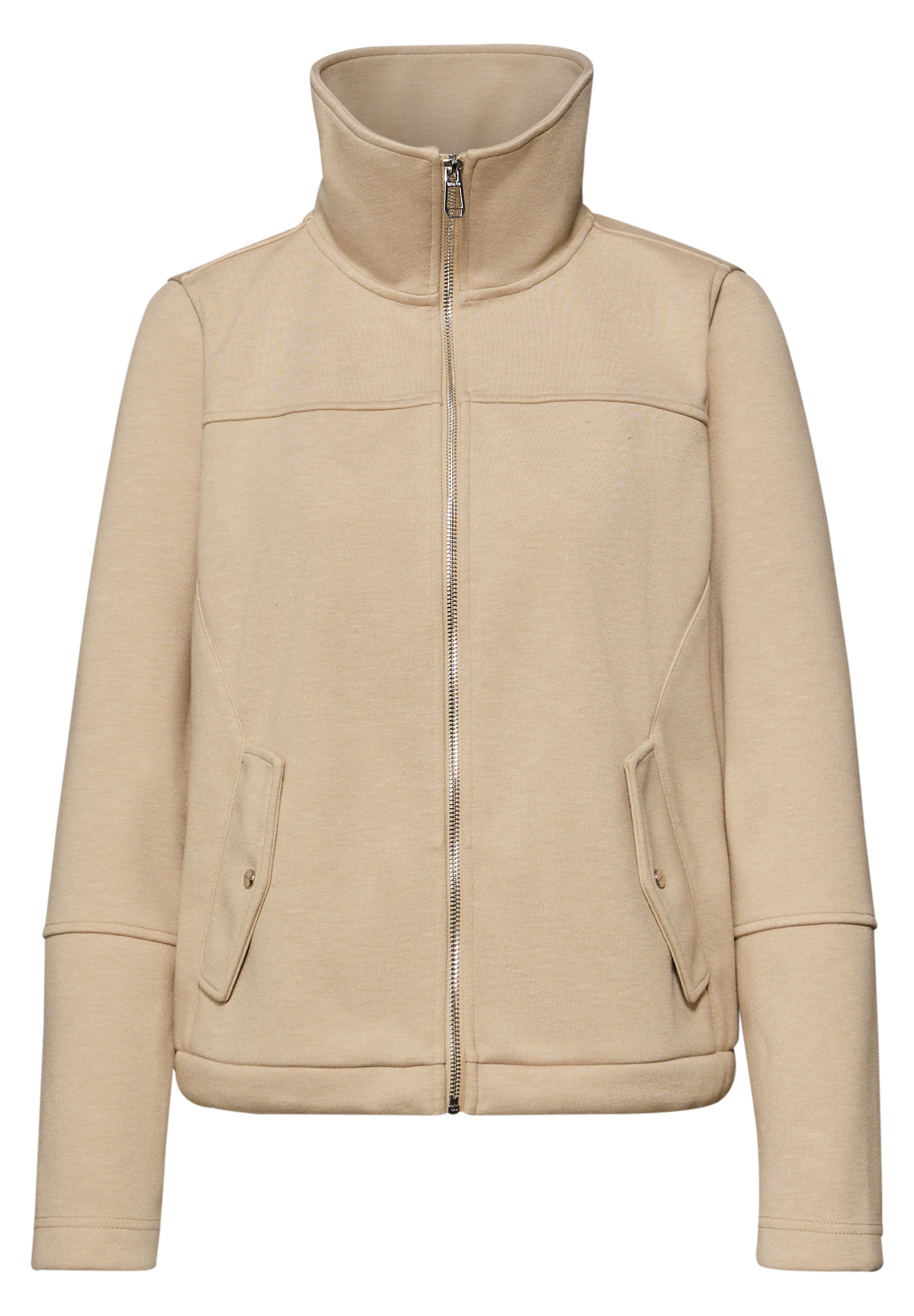 STREET ONE Blusenjacke ohne Kapuze im Doubleface-Design