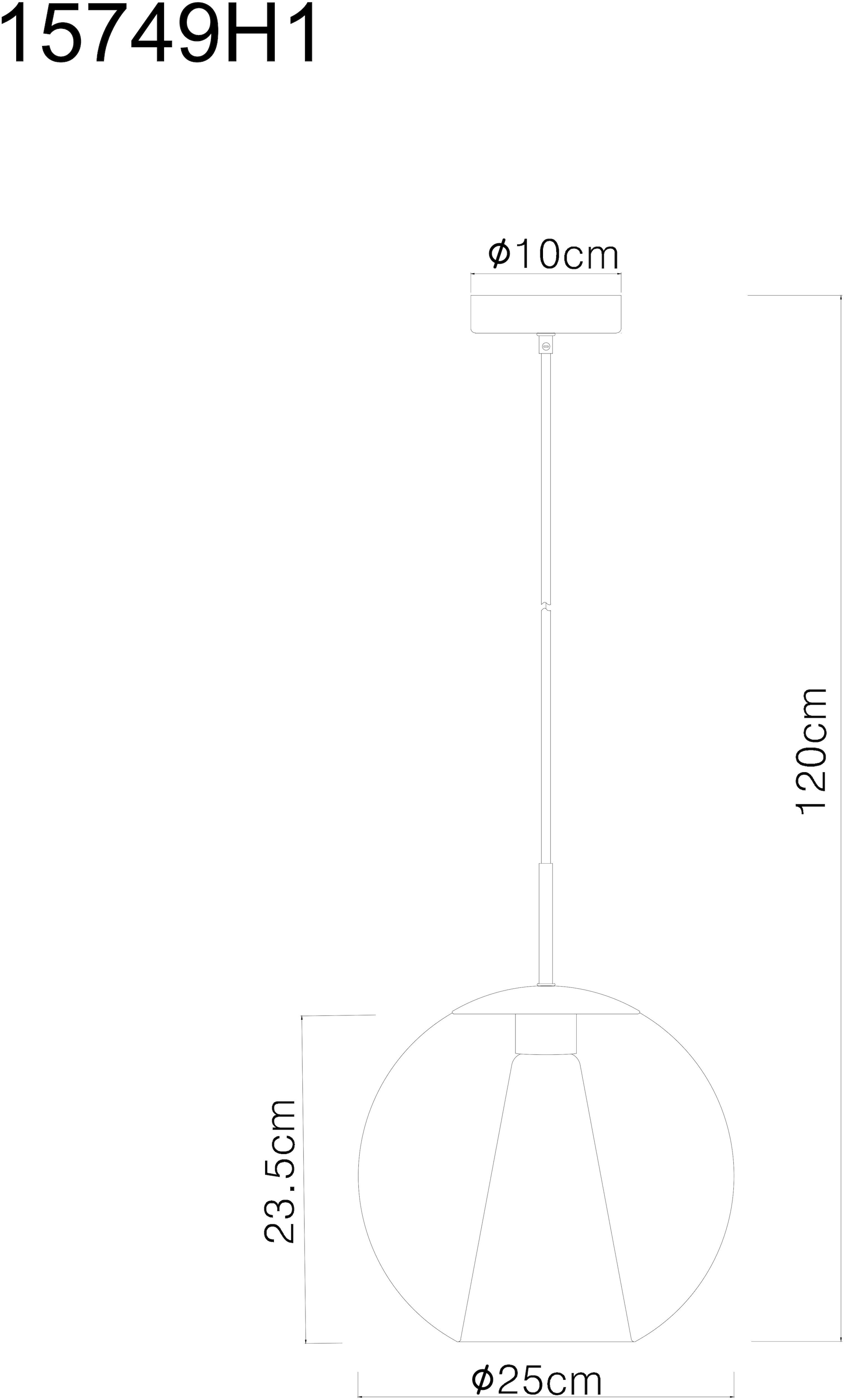 GLOBO LIGHTING Hängeleuchte »BARRY«, Leuchtmittel E27 | ohne Leuchtmittel, Hängelampe/Pendelleuchte/Esszimmer/Wohnzimmer/Esstisch