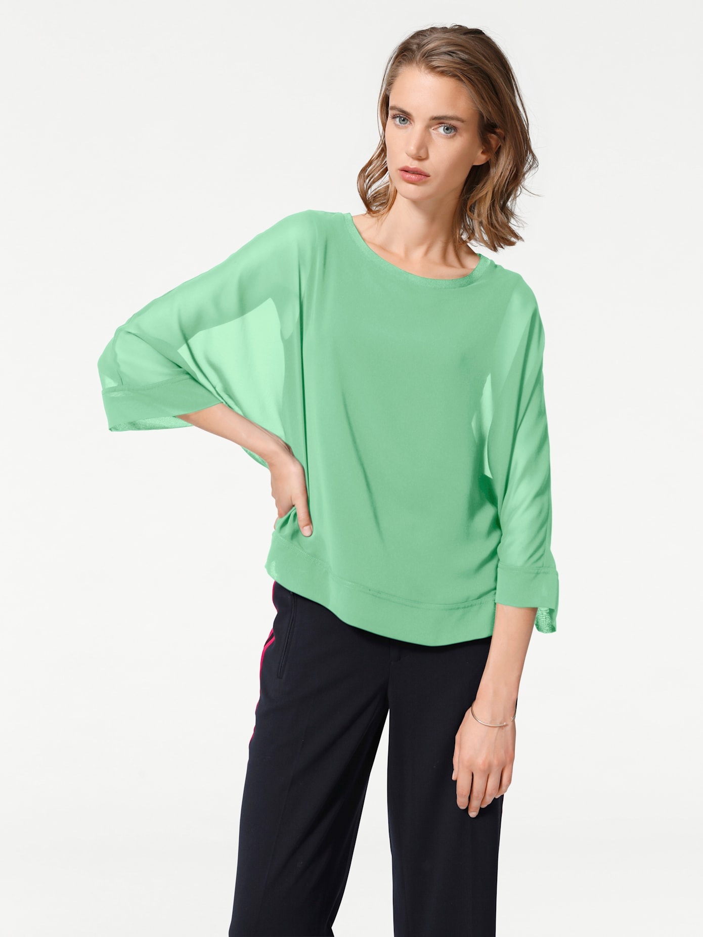 heine Blusenshirt "Blusenshirt" 1 Stk. tlg. günstig online kaufen