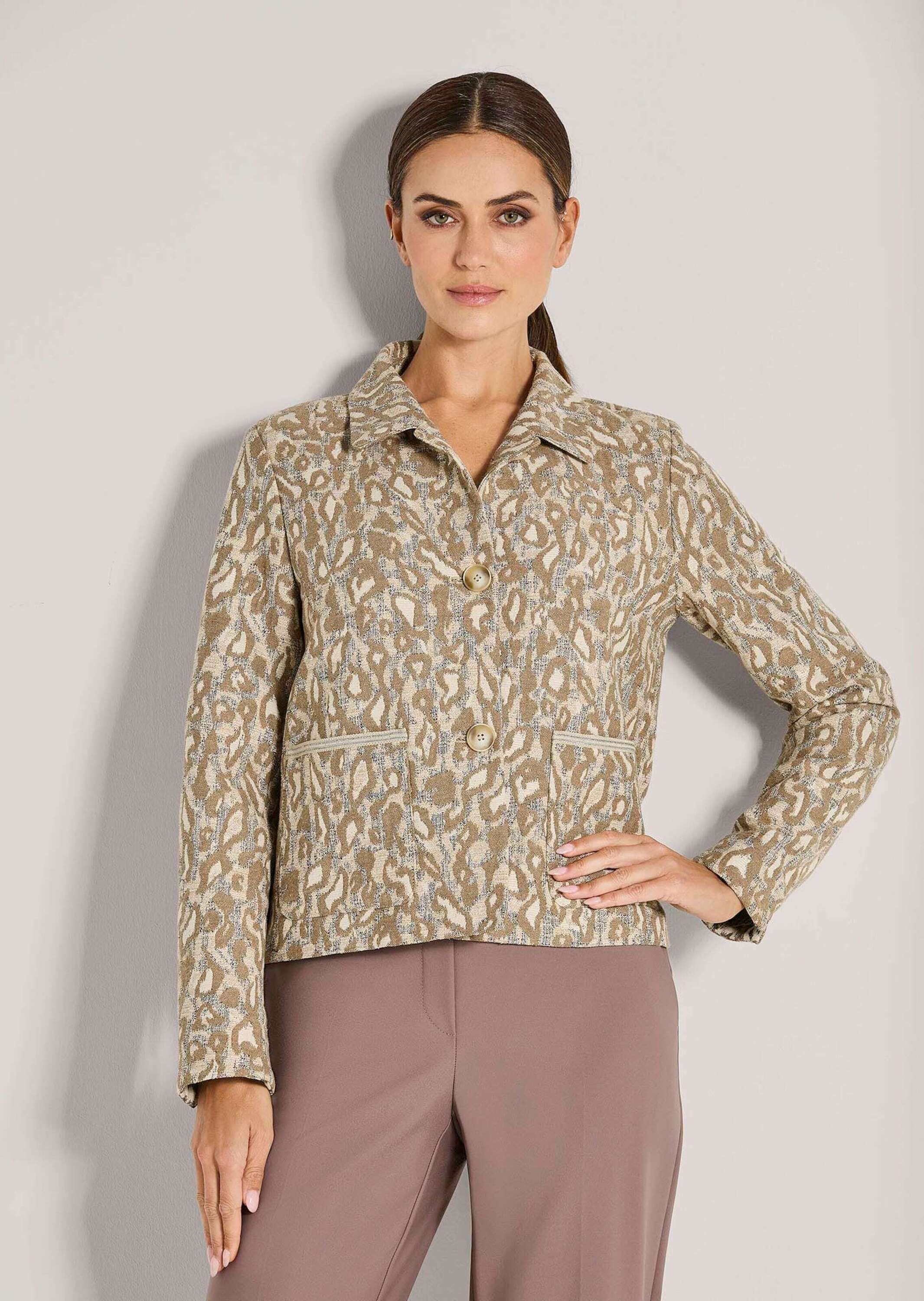 Thumbnail - MADELEINE Jackenblazer "Jacquardblazer Moderner Kurzblazer im Leo-Design" Jacuard im Leo-Design