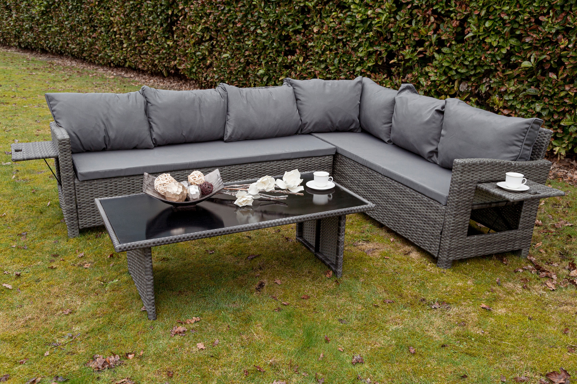 my Flair Gartenlounge-Set, (3 tlg.), 2 Sofas, 1 Tisch günstig online kaufen