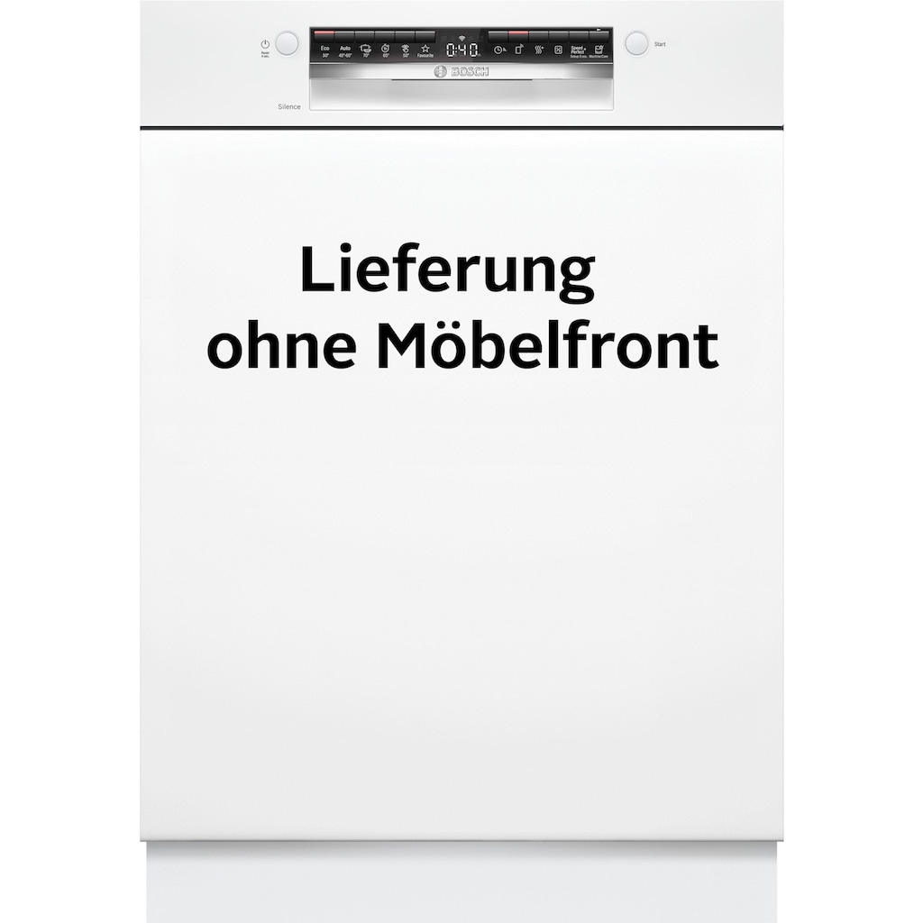 BOSCH teilintegrierbarer Geschirrspüler »SMI4HTW00E«, Serie 4, SMI4HTW00E, 13 Maßgedecke