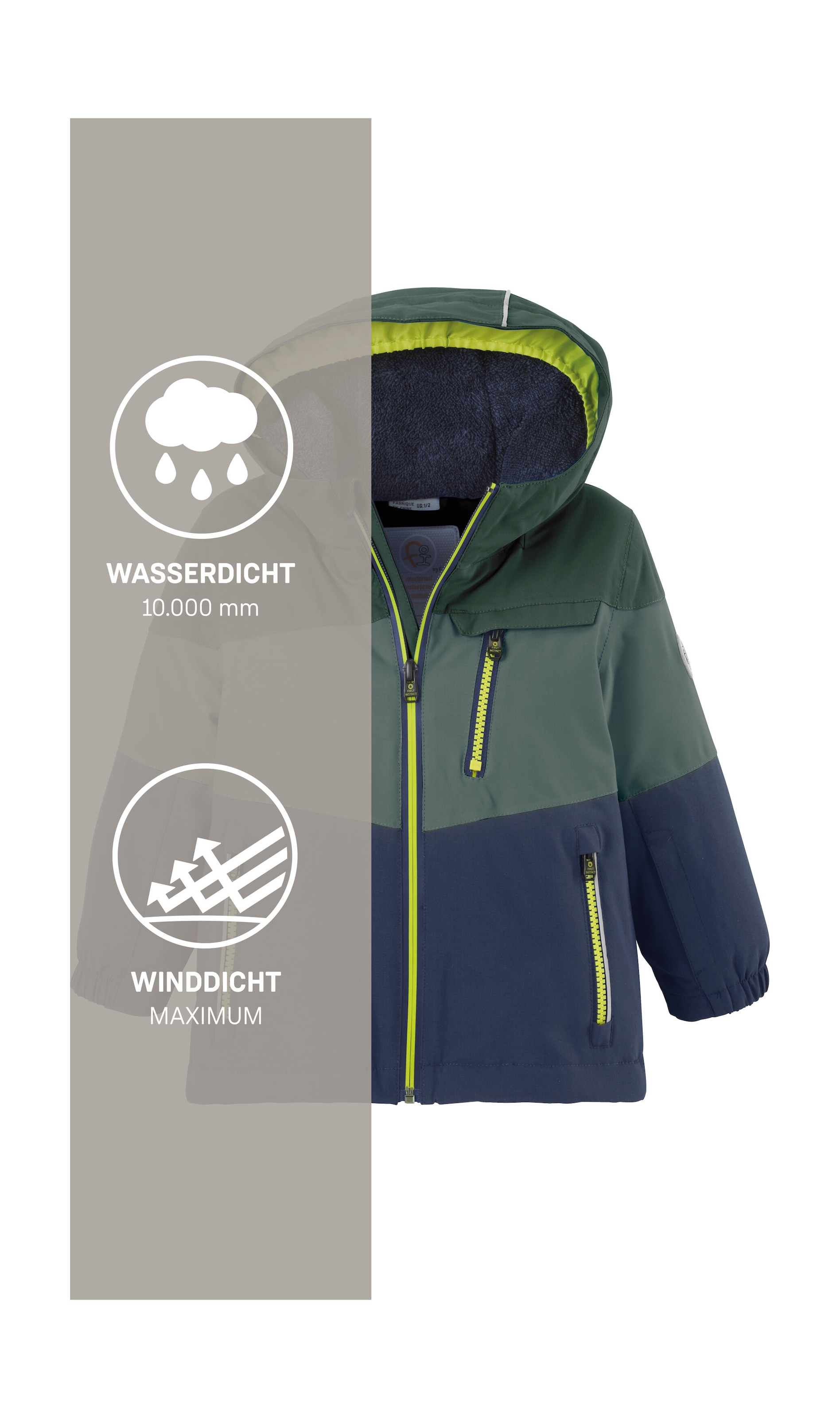 first instinct by killtec Skijacke »FISW 3 MNS SKI JCKT« Skijacke: wasserdicht, atmungsaktiv, warm, reflektierend