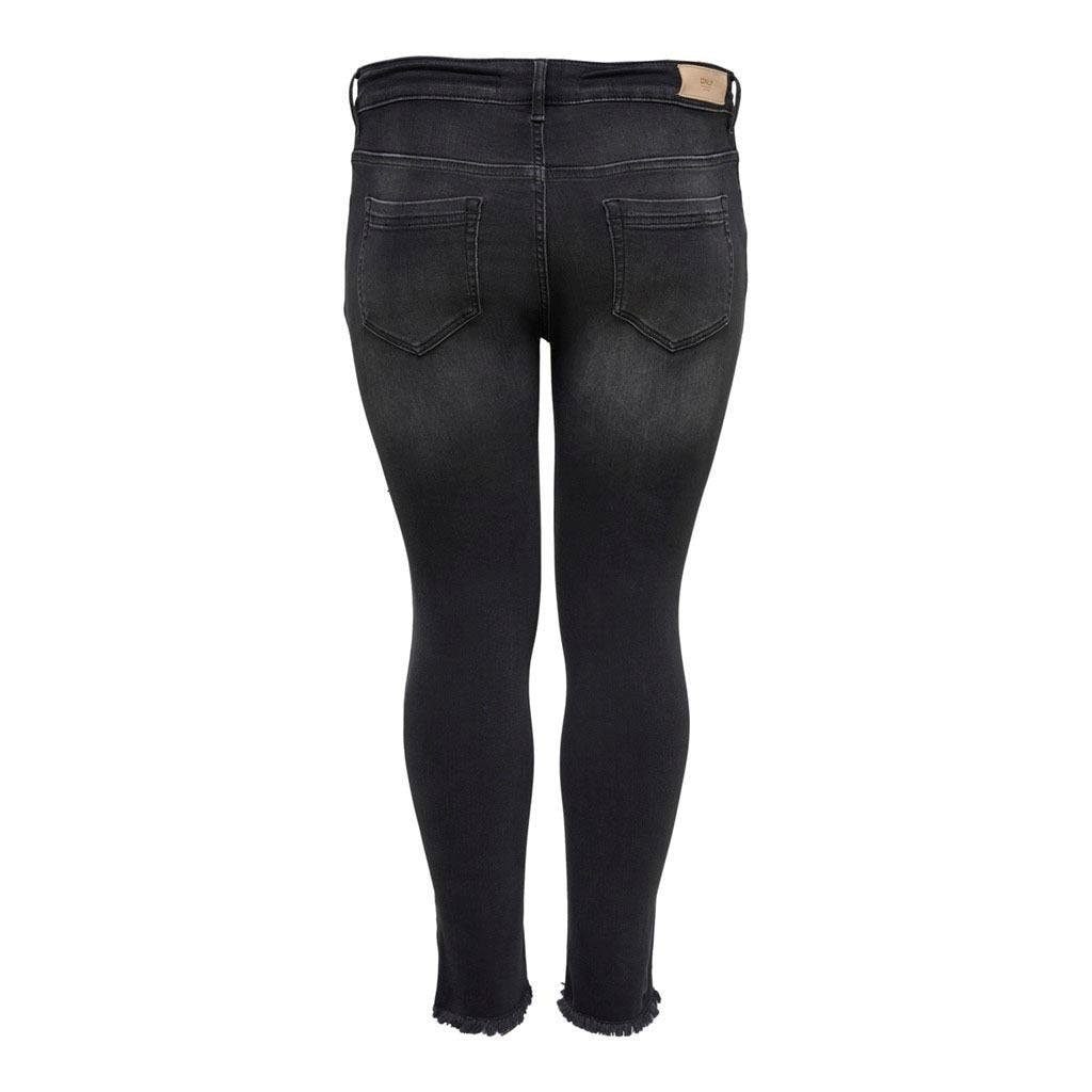 ONLY CARMAKOMA Skinny-fit-Jeans »CARWILLY REG SK ANK JNS«, in washed-out Optik