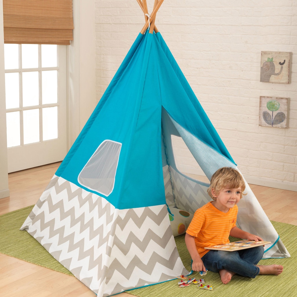 KidKraft® Spielzelt »Tipi, Chevronmuster«