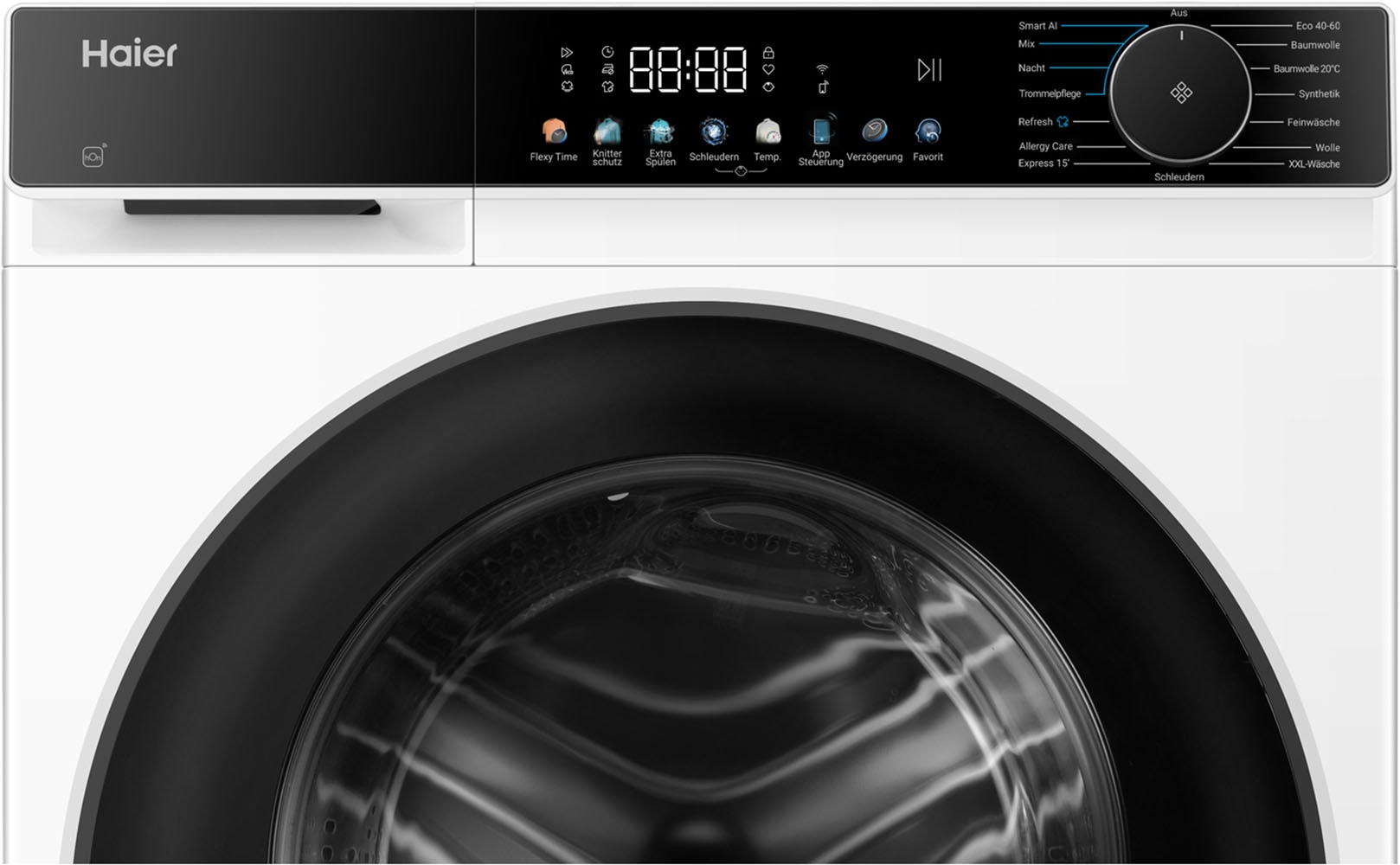 Haier Waschmaschine »HW90-BP14657TU1« 9 kg 1400 U/min Smart AI Automatikprogramm & Wi-Fi