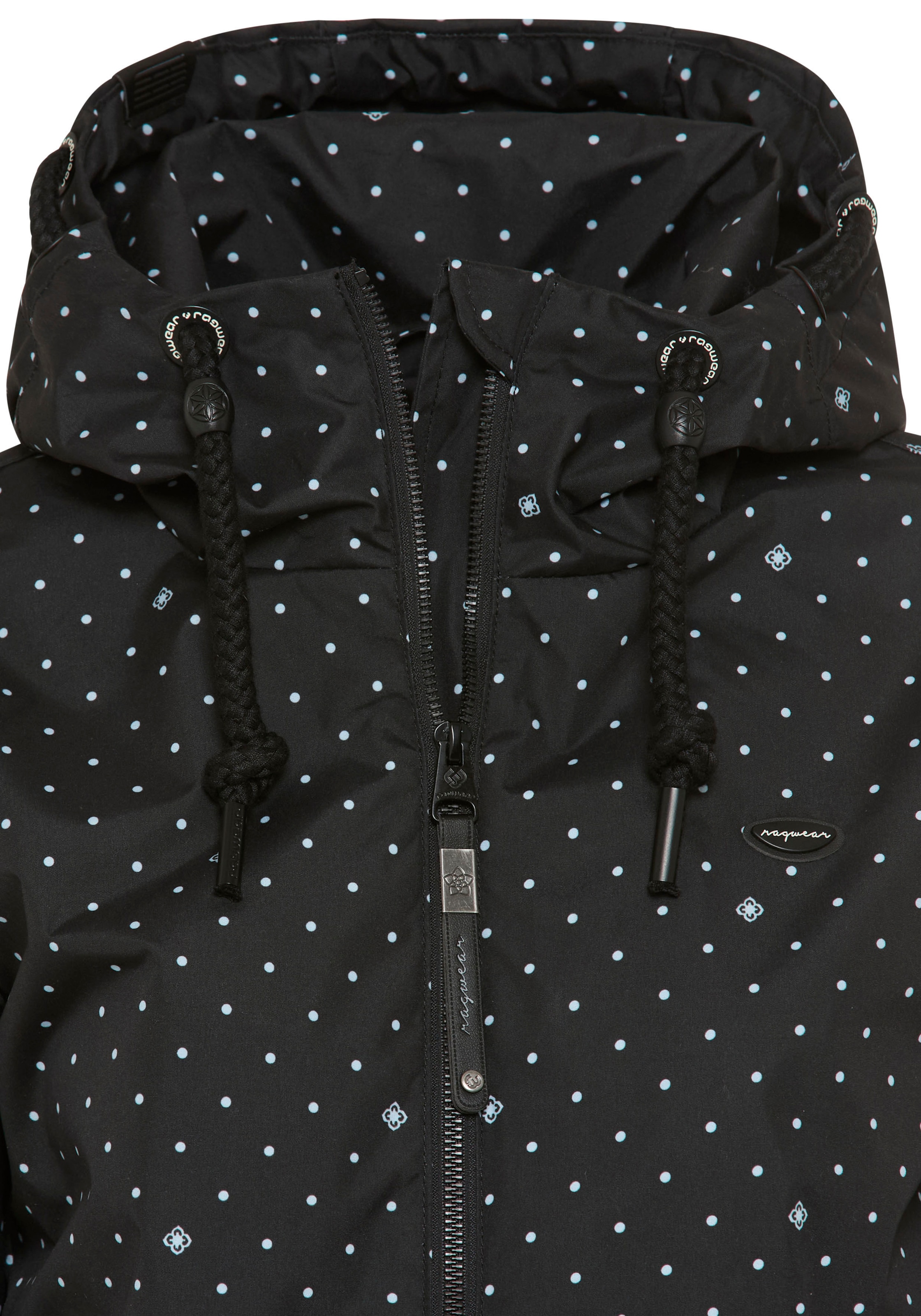 Ragwear Outdoorjacke »NUGGIE DOTS O« mit Kapuze