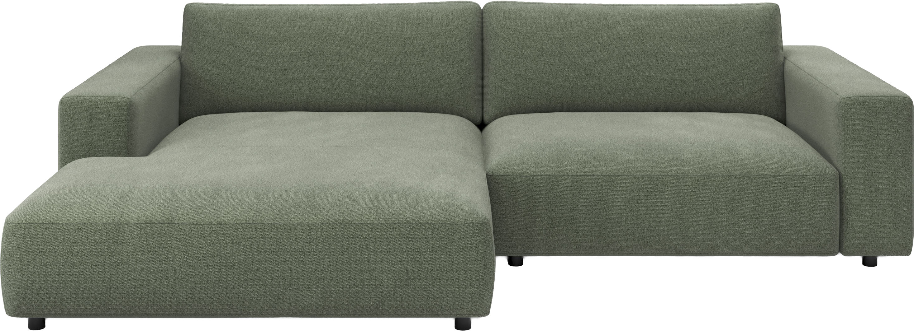 Musterring Ecksofa "MR LUCIA, Charakterstarker Lounge-Komfort von Musterring" XXL-Longchair, erstklassige Kammerkissen & zeitloser Look