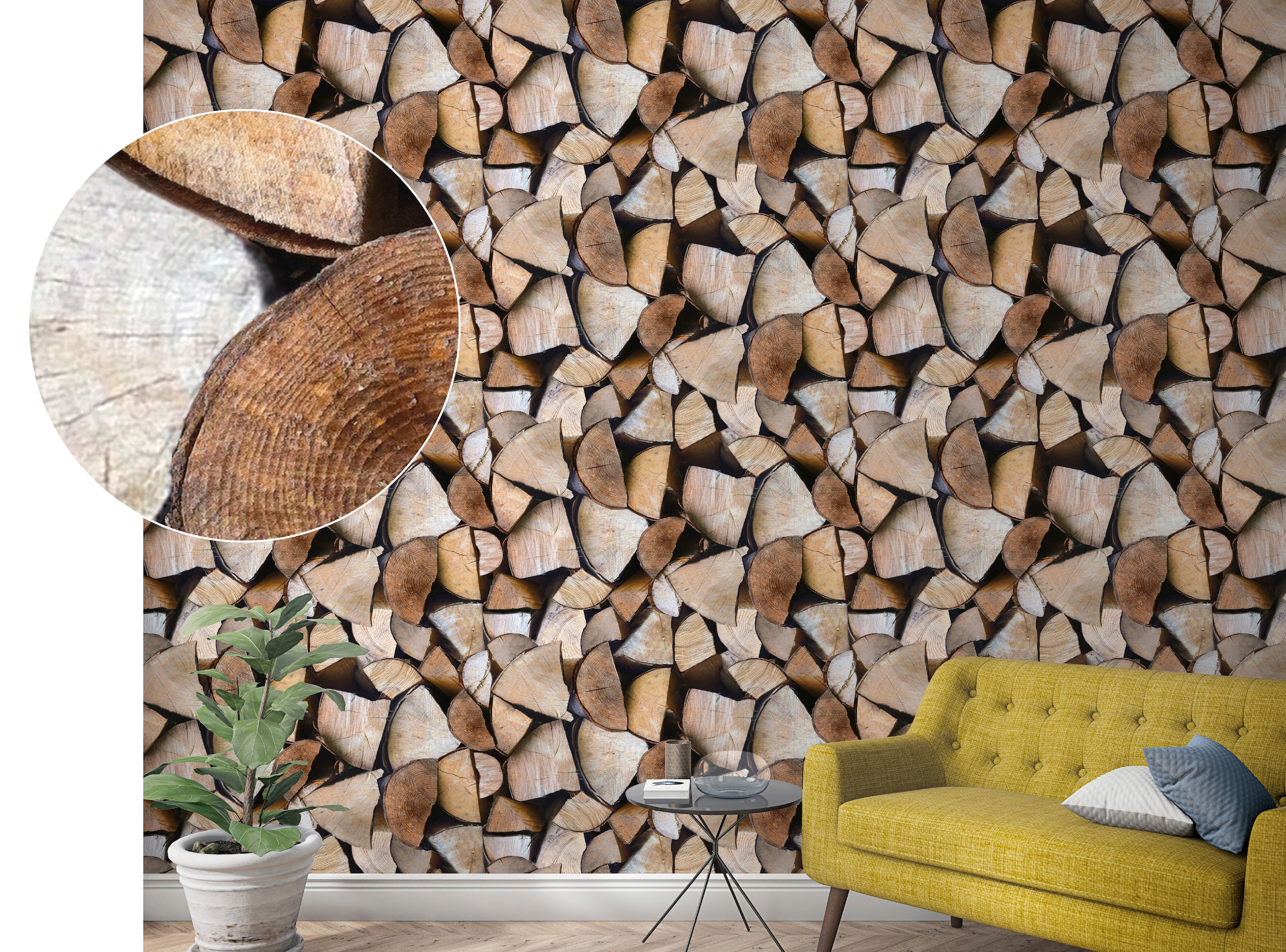 Marburg Fototapete, Holz-realistisch, moderne Tapete für Wohnzimmer Schlafzimmer Küche