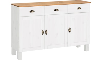 Home affaire Unterschrank »Oslo«, 85 cm breit, 38 cm tief, als Sideboard  nutzbar, 2 Türen, 2 Schubladen | BAUR